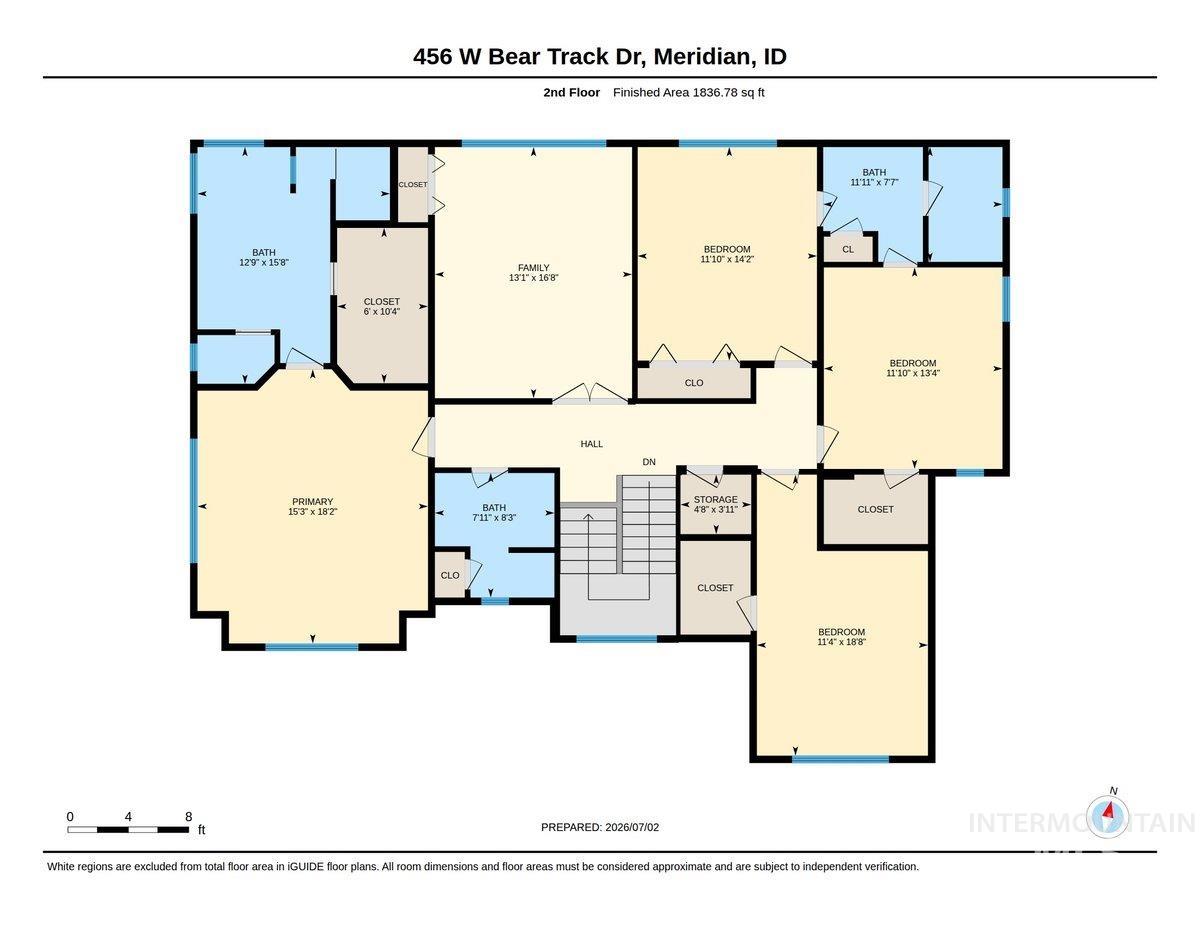 456 W Bear Track Dr, Meridian, Idaho 83642, 5 Bedrooms, 3.5 Bathrooms, Residential For Sale, Price $850,000, 98992457