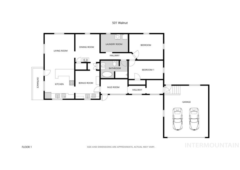 501 Walnut Street, Nezperce, Idaho 83543, 2 Bedrooms, 1 Bathroom, Residential For Sale, Price $239,900, 98992537