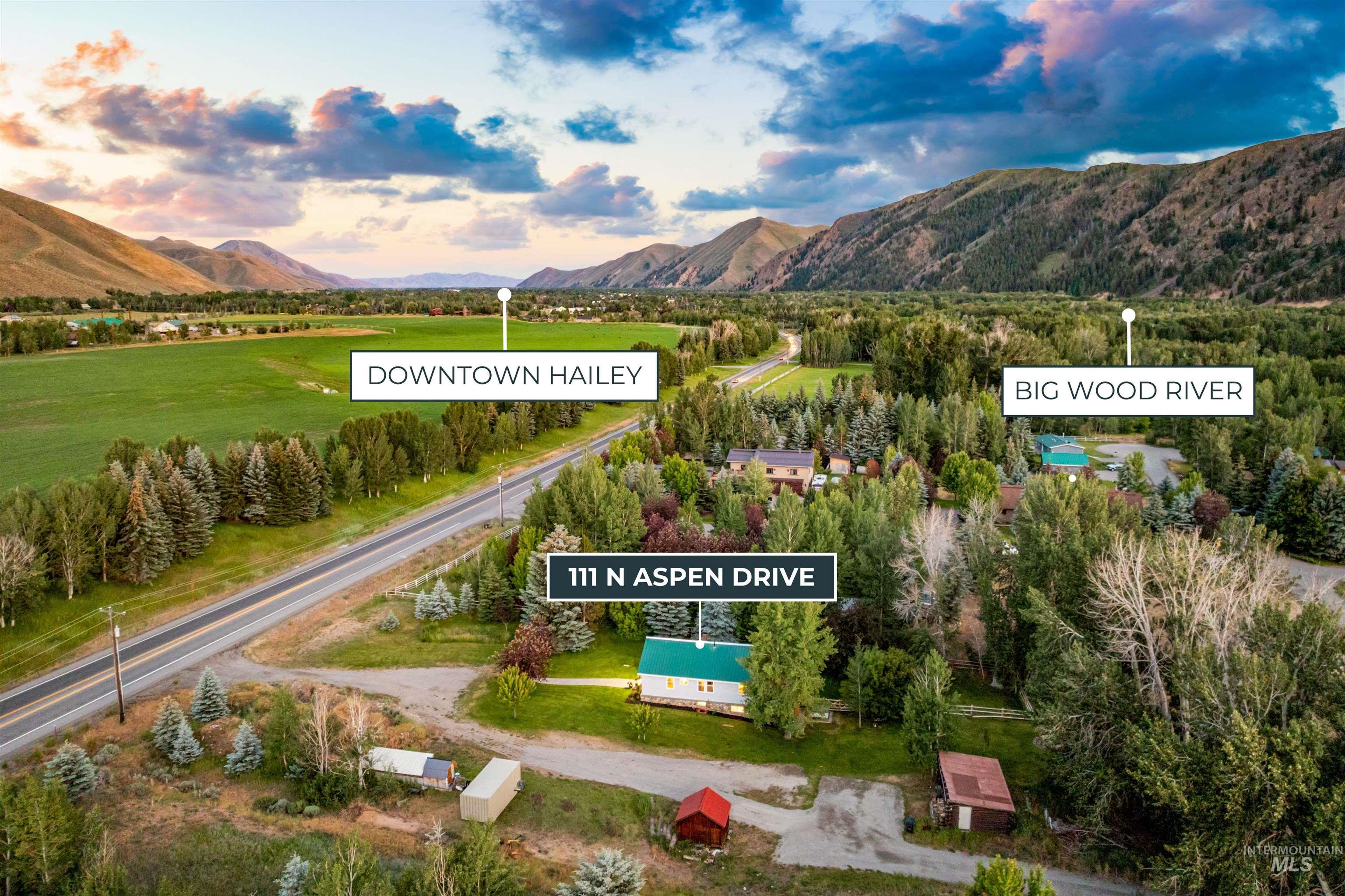 111 N Aspen Drive, Hailey, Idaho 83333, 4 Bedrooms, 2 Bathrooms, Residential For Sale, Price $995,000, 98992545