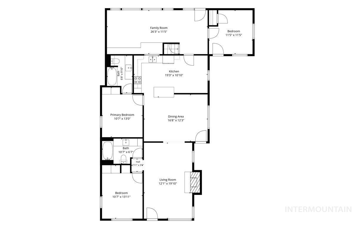 707 11th Ave S, Nampa, Idaho 83651, 3 Bedrooms, 2 Bathrooms, Residential For Sale, Price $314,495,MLS 98992578