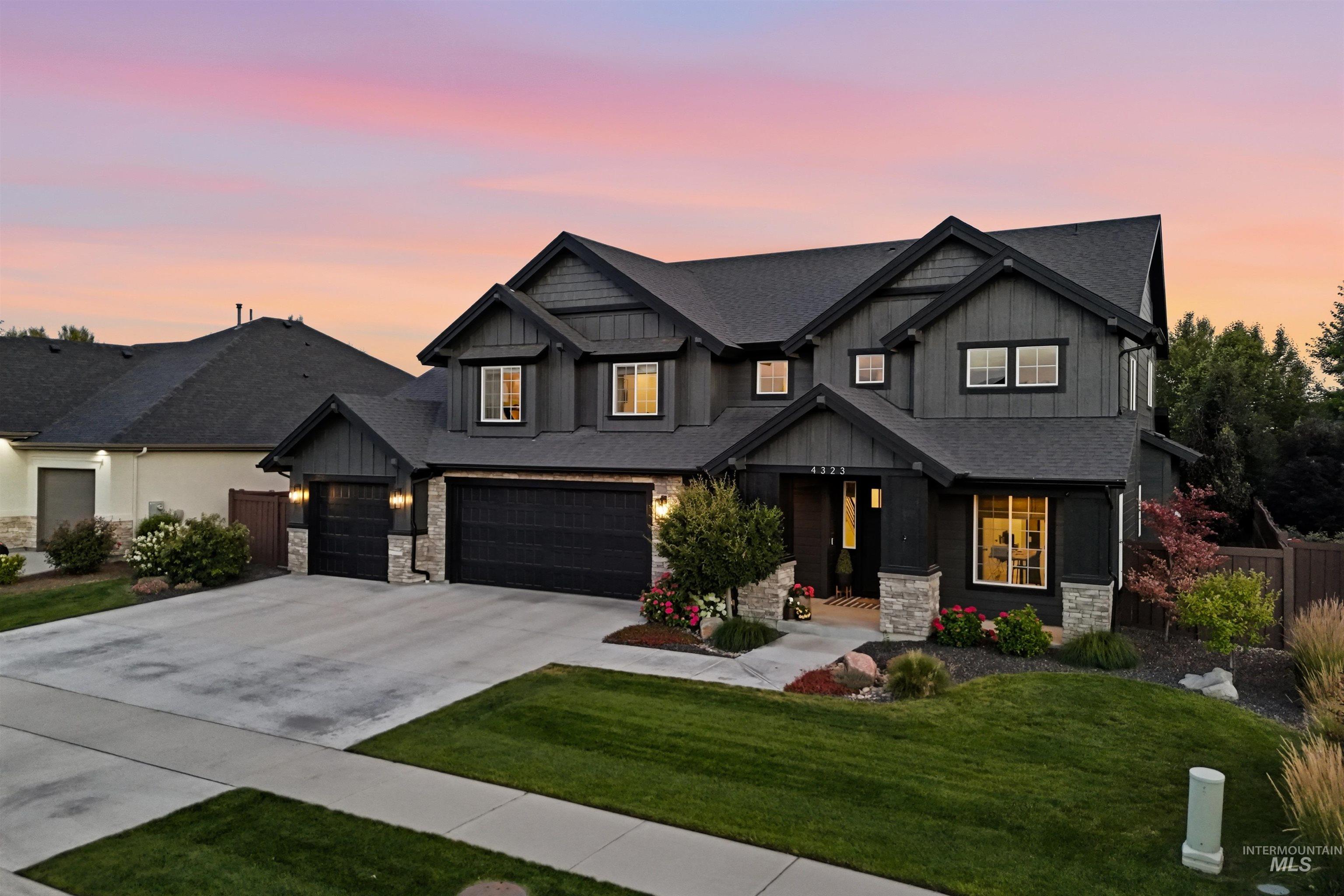 4323 W W Ladle Rapids, Meridian, Idaho 83646, 5 Bedrooms, 3.5 Bathrooms, Residential For Sale, Price $1,149,900, 98992631