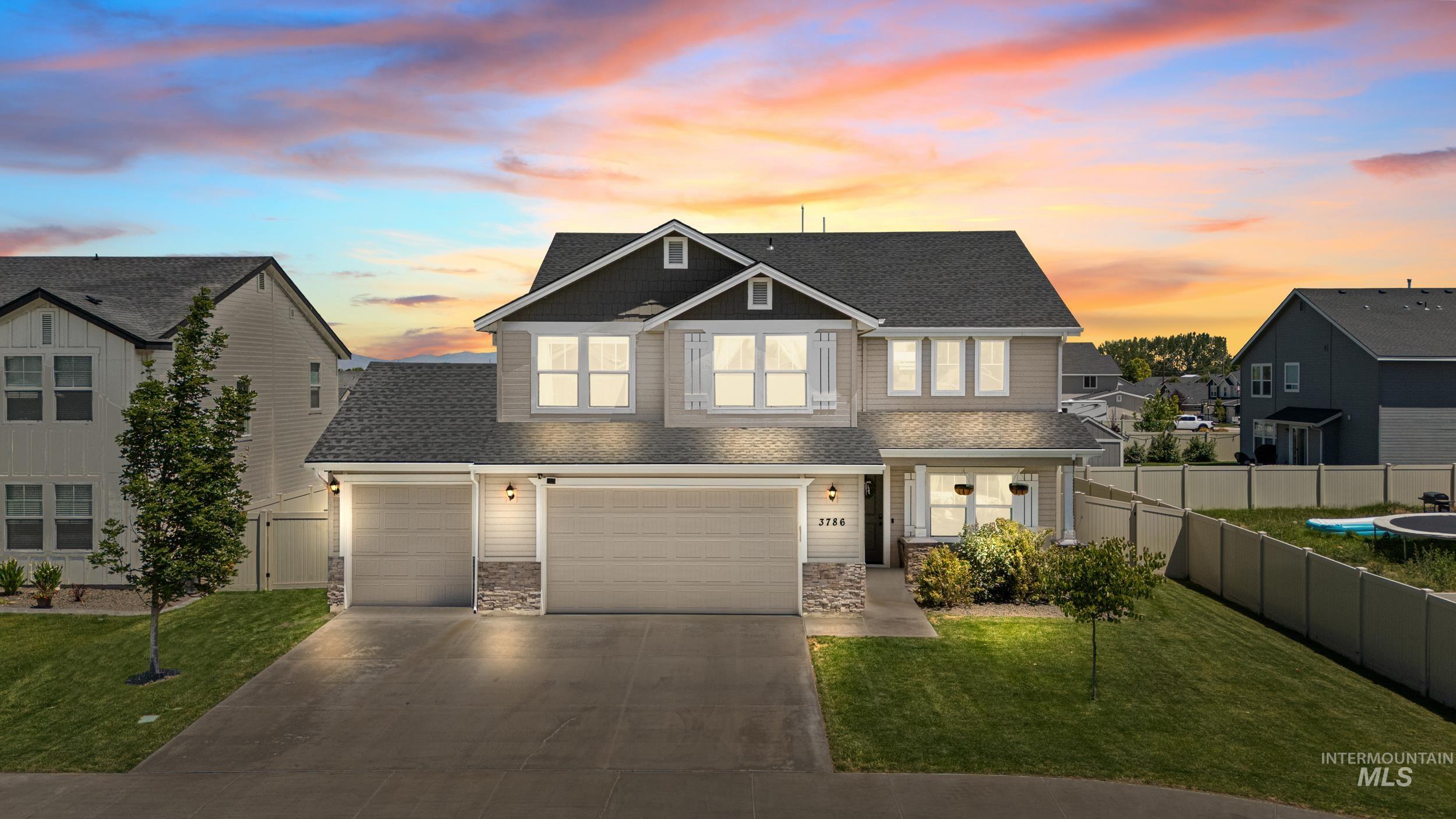 3786 S Coalmont Ave, Nampa, Idaho 83686, 4 Bedrooms, 2.5 Bathrooms, Residential For Sale, Price $584,900, 98992637