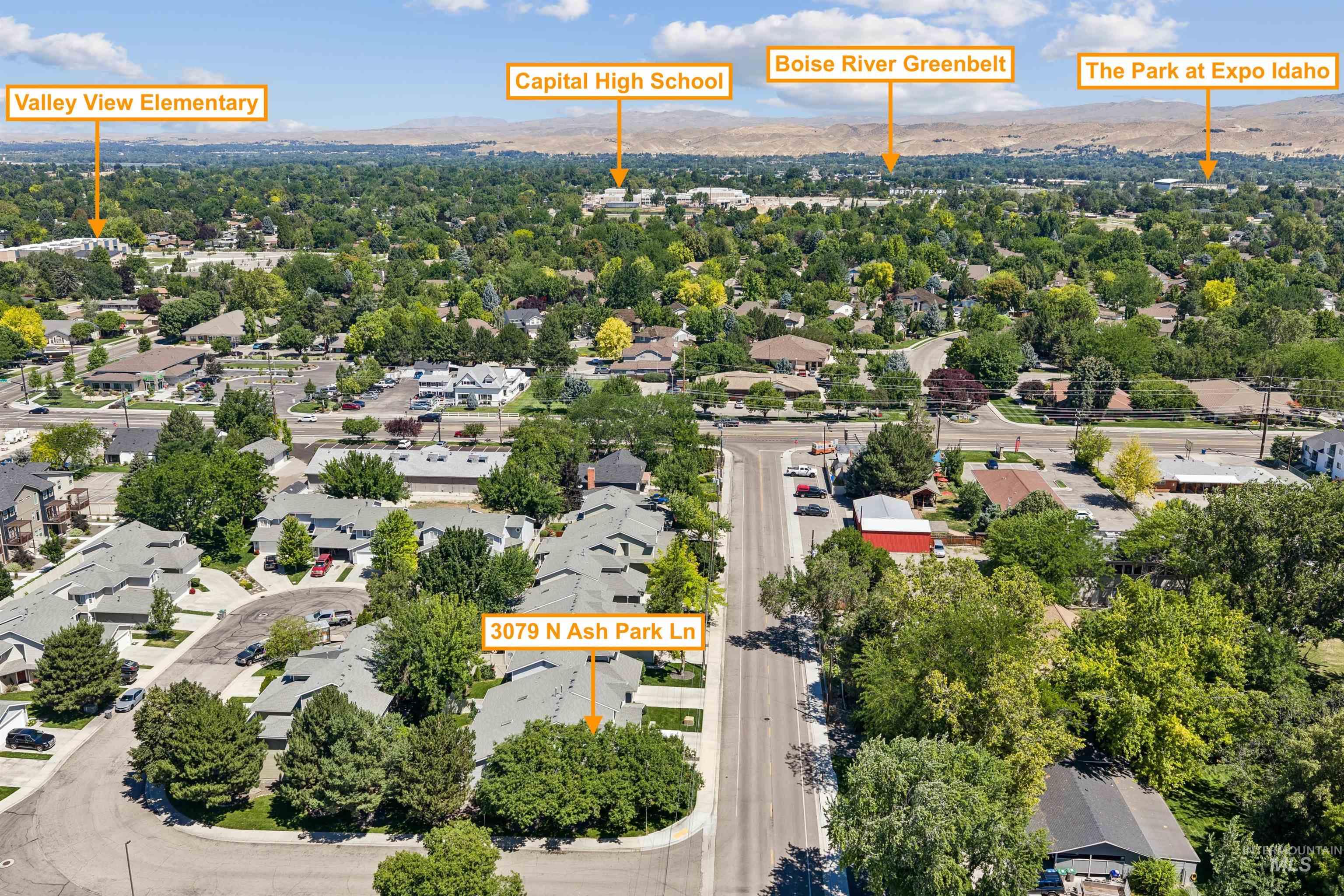 3079 N Ash Park Lane, Boise, Idaho 83704, 3 Bedrooms, 2 Bathrooms, Residential For Sale, Price $369,900, 98992945