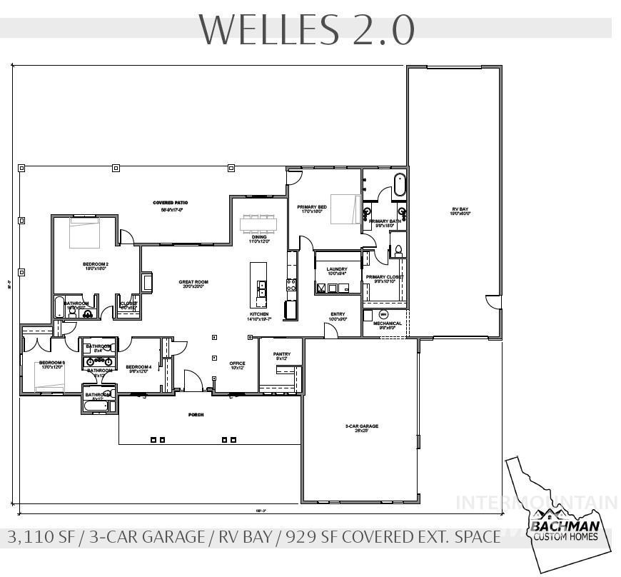 L1B9 Salado Creek Ave, Nampa, Idaho 83651, 4 Bedrooms, 3.5 Bathrooms, Residential For Sale, Price $1,750,000, 98992994