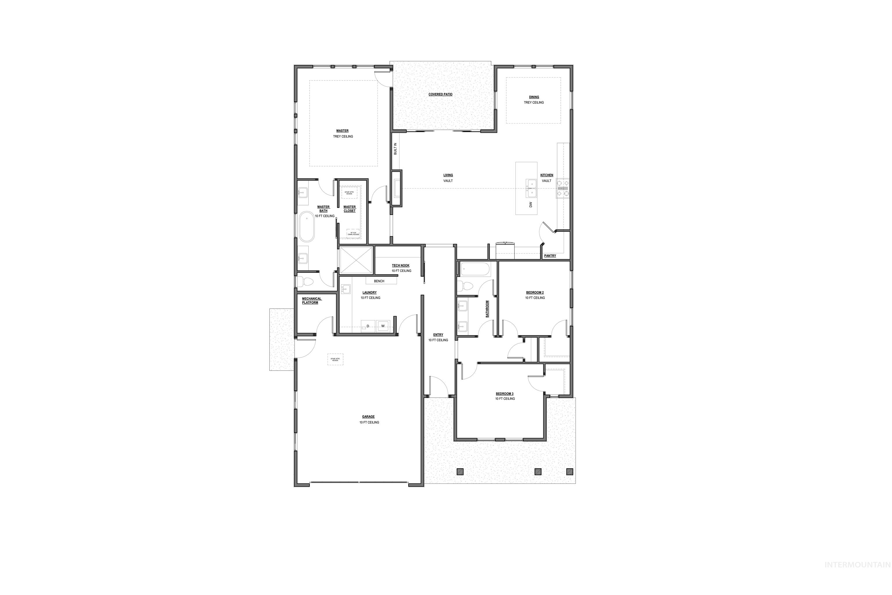 2530 E Eagle View St., Meridian, Idaho 83646, 3 Bedrooms, 2 Bathrooms, Residential For Sale, Price $759,900,MLS 98993046