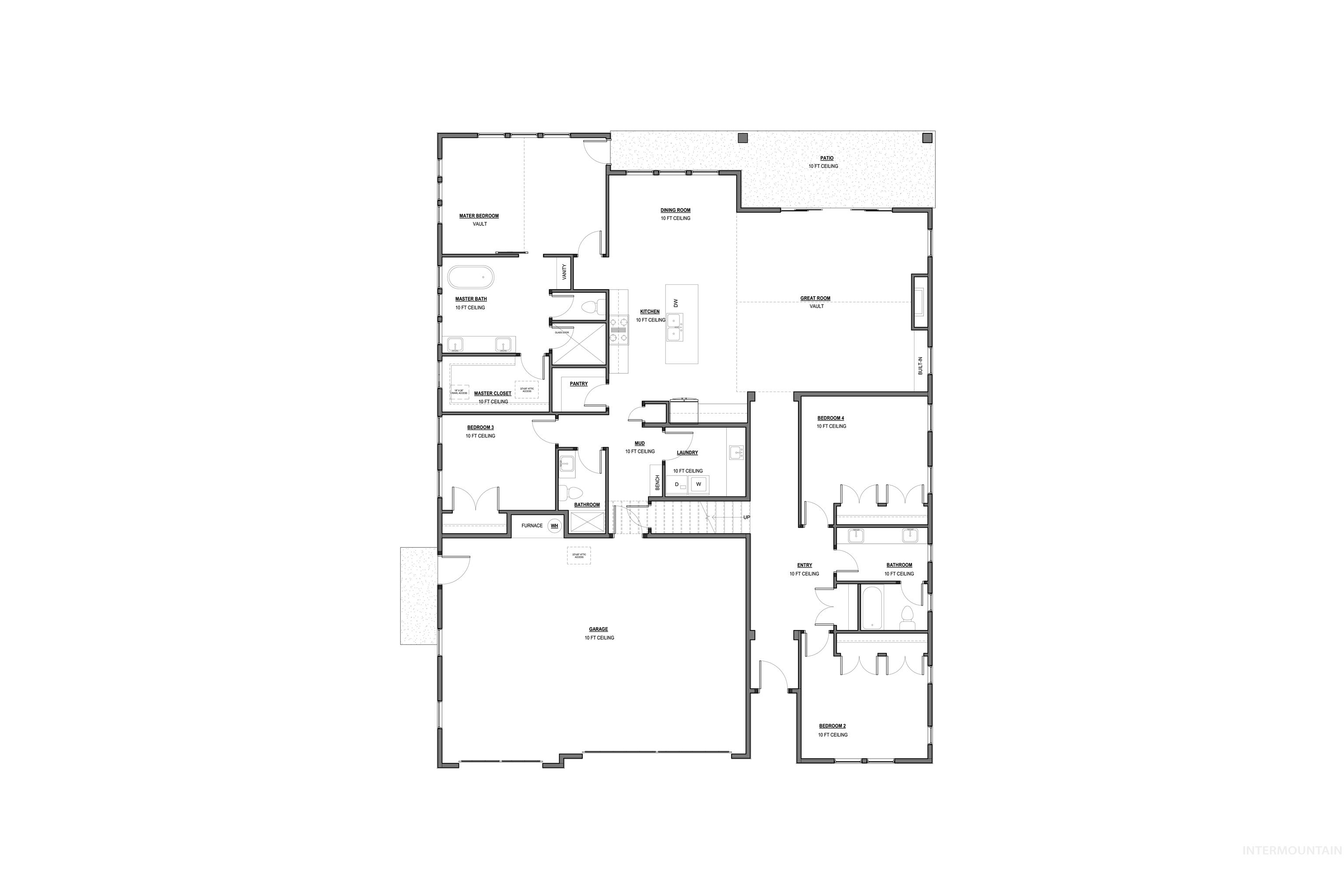 2426 E Eagle View Ct., Meridian, Idaho 83646, 4 Bedrooms, 3 Bathrooms, Residential For Sale, Price $939,900,MLS 98993054