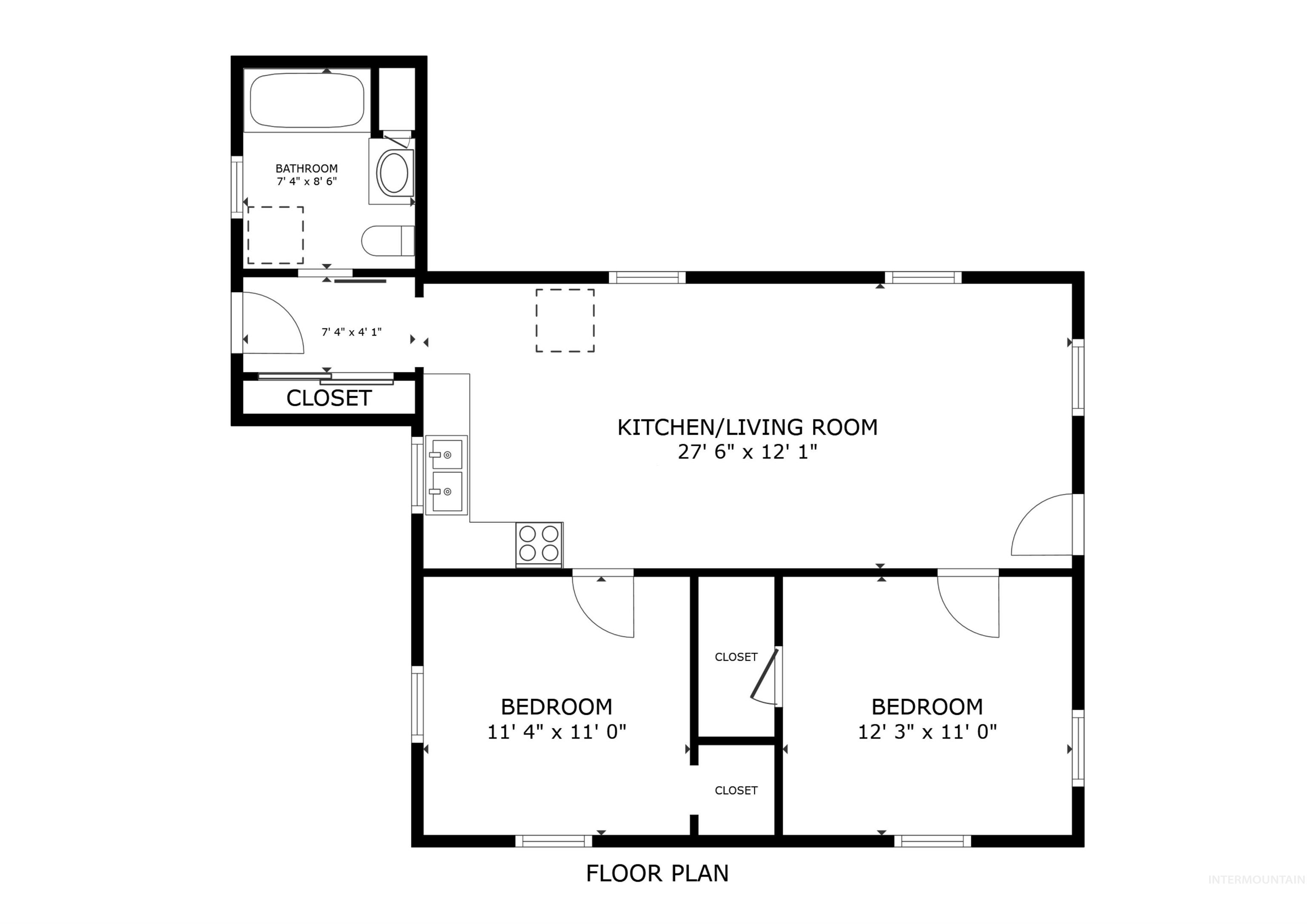 735 Oak St, Potlatch, Idaho 83855, 2 Bedrooms, 1 Bathroom, Residential For Sale, Price $230,000, 98993076