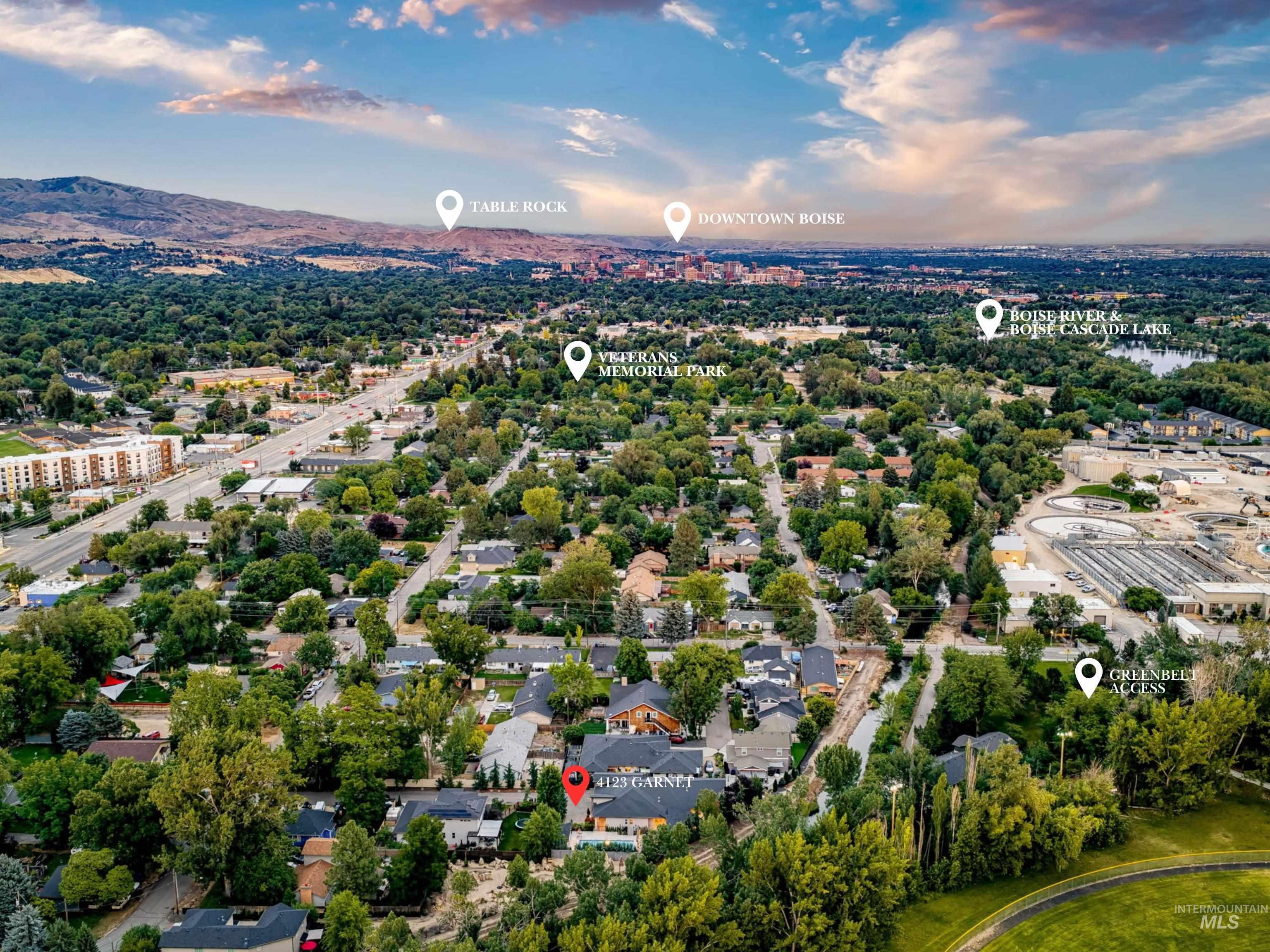 4123 W Garnet, Boise, Idaho 83703, 3 Bedrooms, 2.5 Bathrooms, Residential For Sale, Price $1,200,000,MLS 98993079