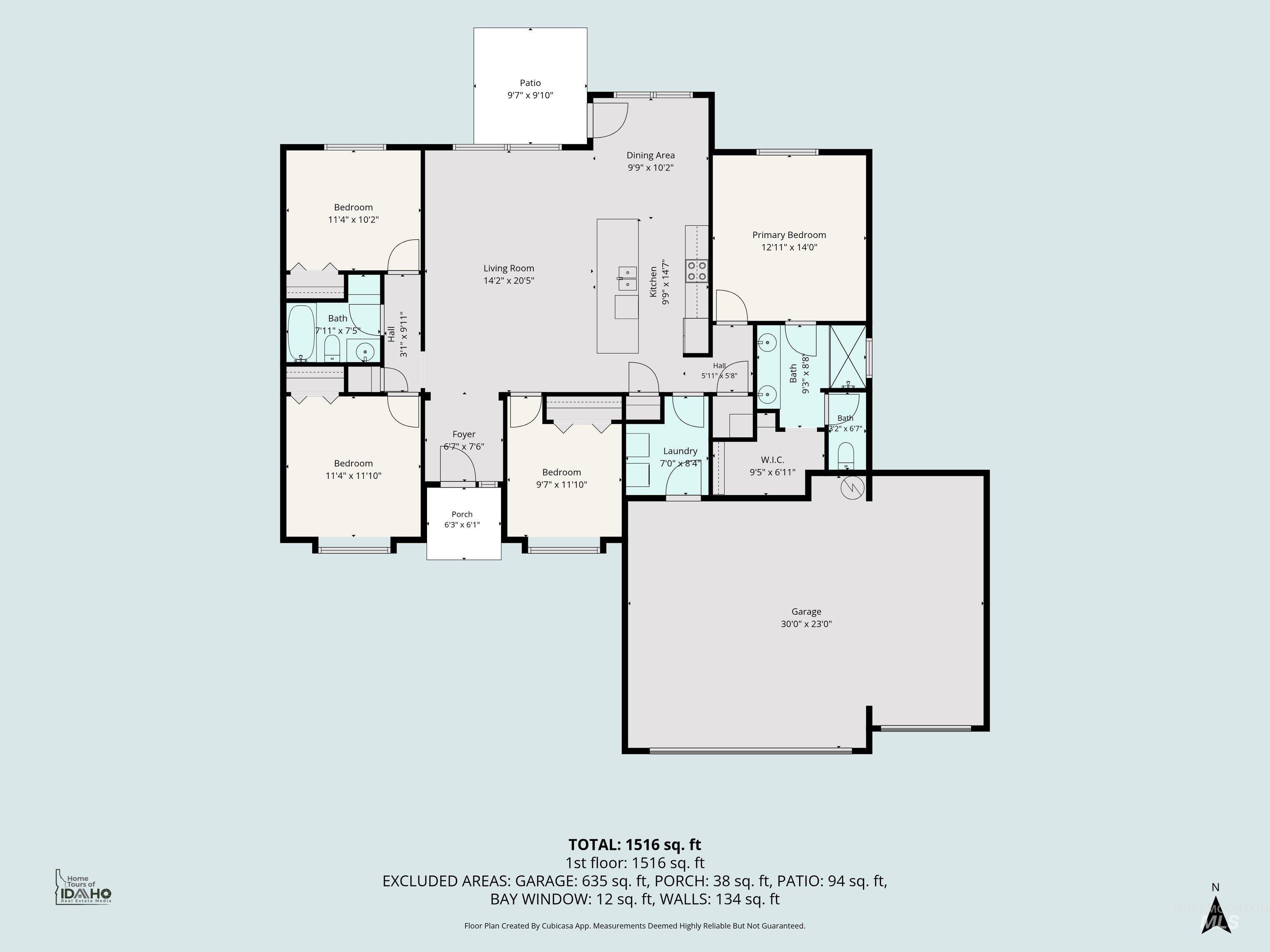 7598 E Toussand Dr., Nampa, Idaho 83687, 4 Bedrooms, 2 Bathrooms, Residential For Sale, Price $439,900, 98993231