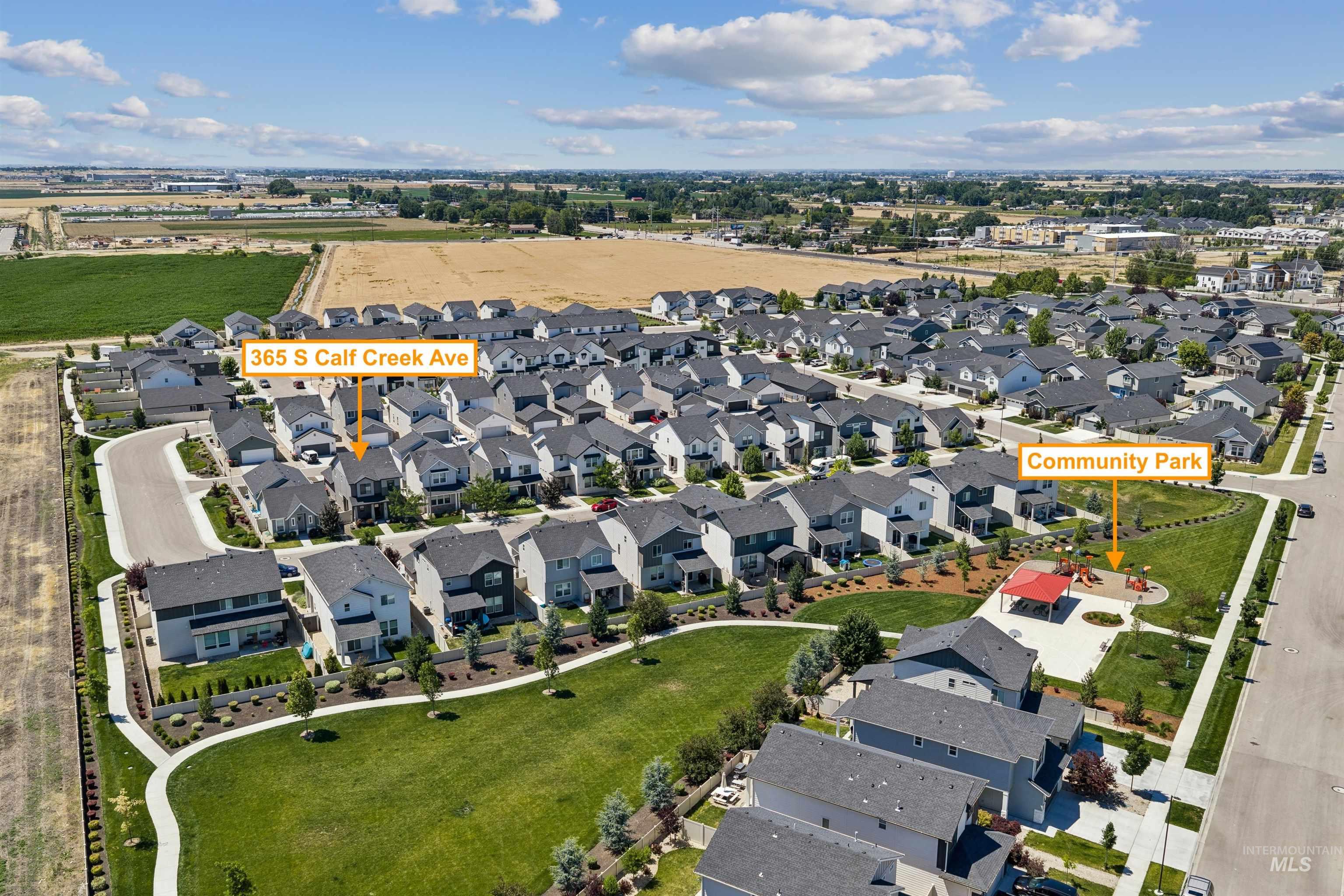 365 S Calf Creek Ave, Meridian, Idaho 83642, 3 Bedrooms, 2.5 Bathrooms, Residential For Sale, Price $430,000, 98993253