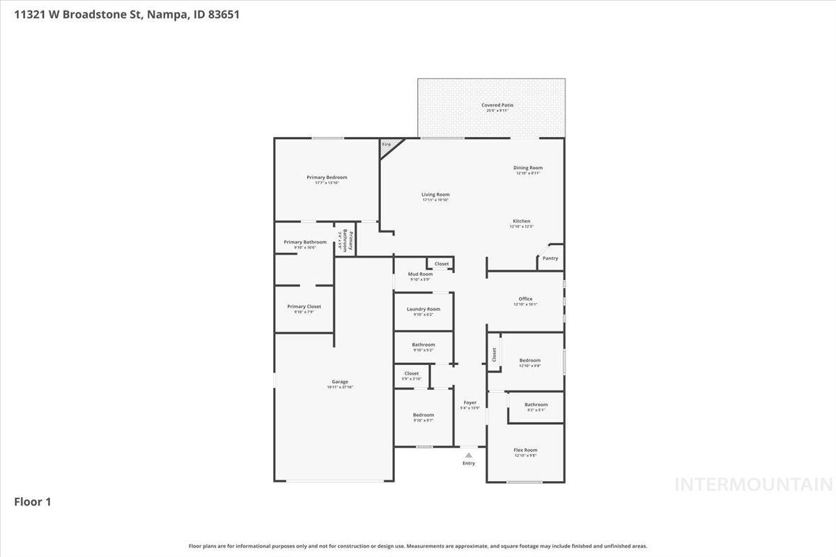 11321 W Broadstone St, Nampa, Idaho 83651, 3 Bedrooms, 3 Bathrooms, Residential For Sale, Price $495,000, 98993292
