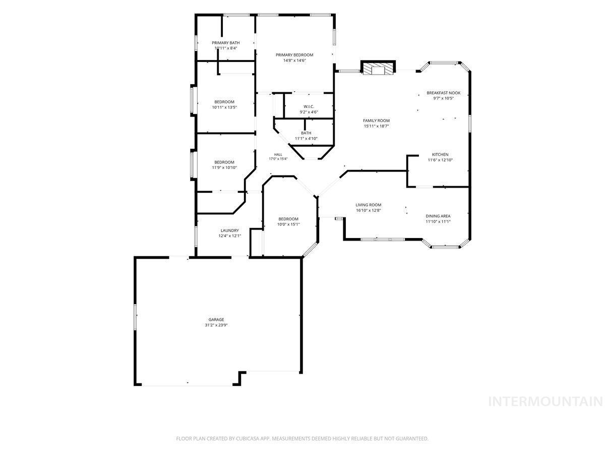 2142 W Lasher, Meridian, Idaho 83646-1300, 4 Bedrooms, 2 Bathrooms, Residential For Sale, Price $500,000, 98993387