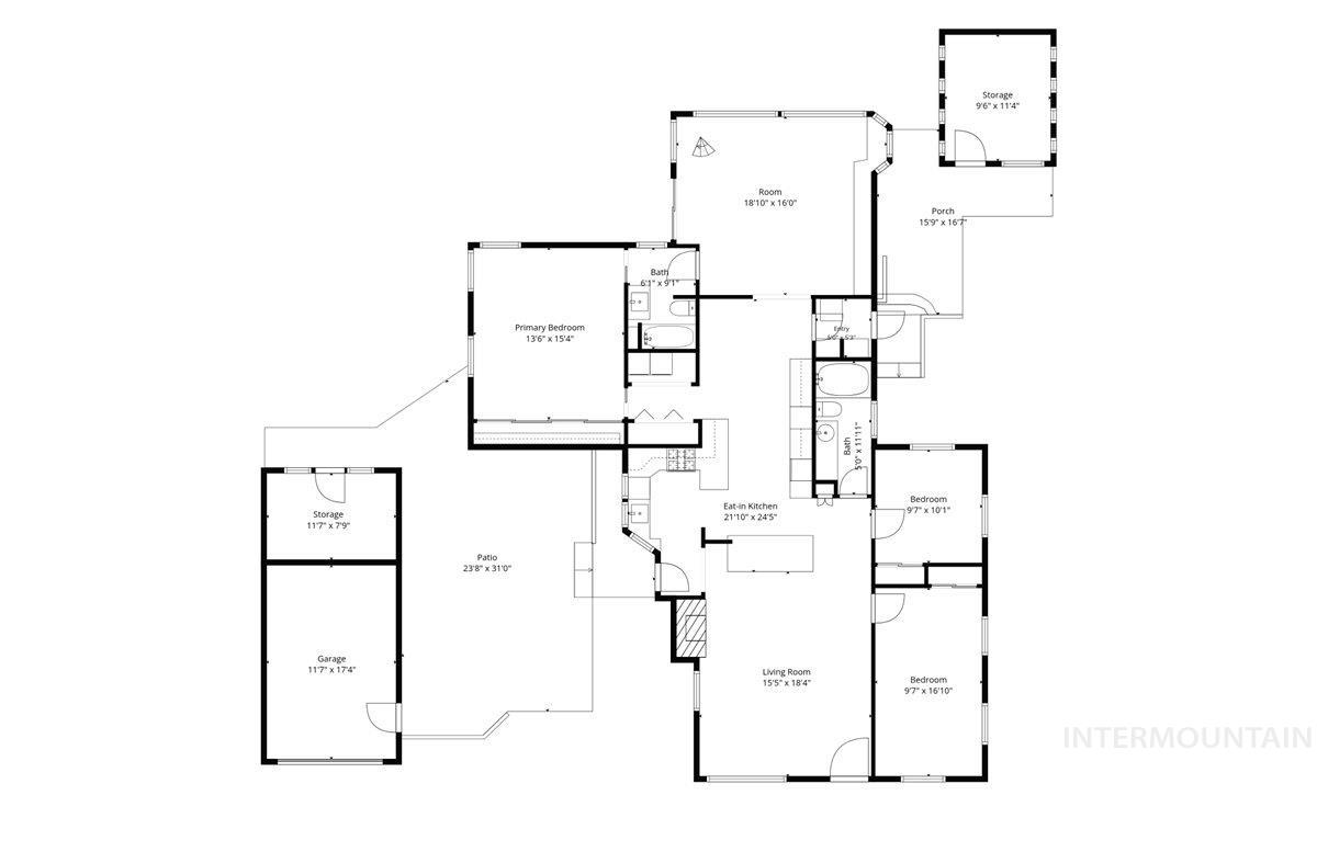 3201 W Bellomy Ln, Boise, Idaho 83703, 3 Bedrooms, 2 Bathrooms, Residential For Sale, Price $550,000, 98993411