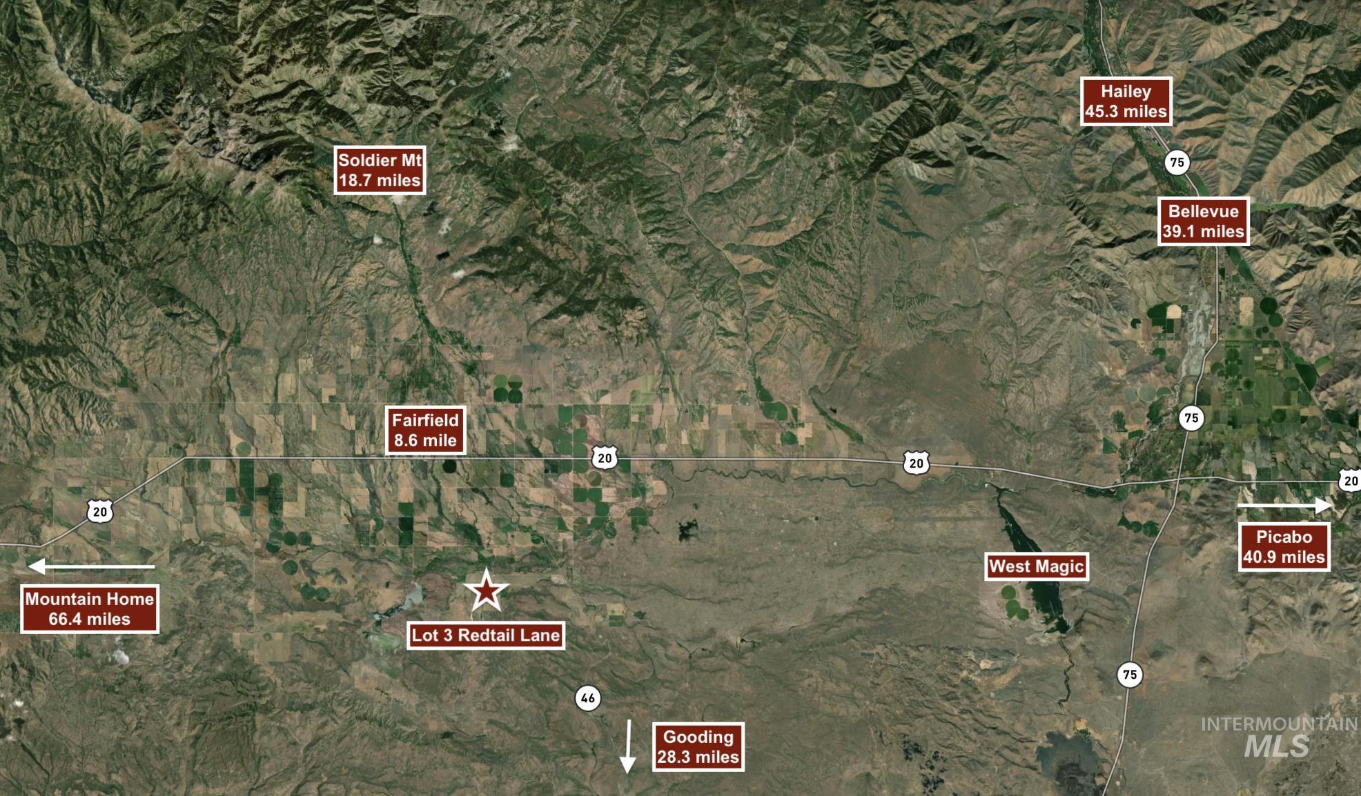 Lot 3 Redtail Lane, Fairfield, Idaho 83327, Land For Sale, Price $87,500, 98993448