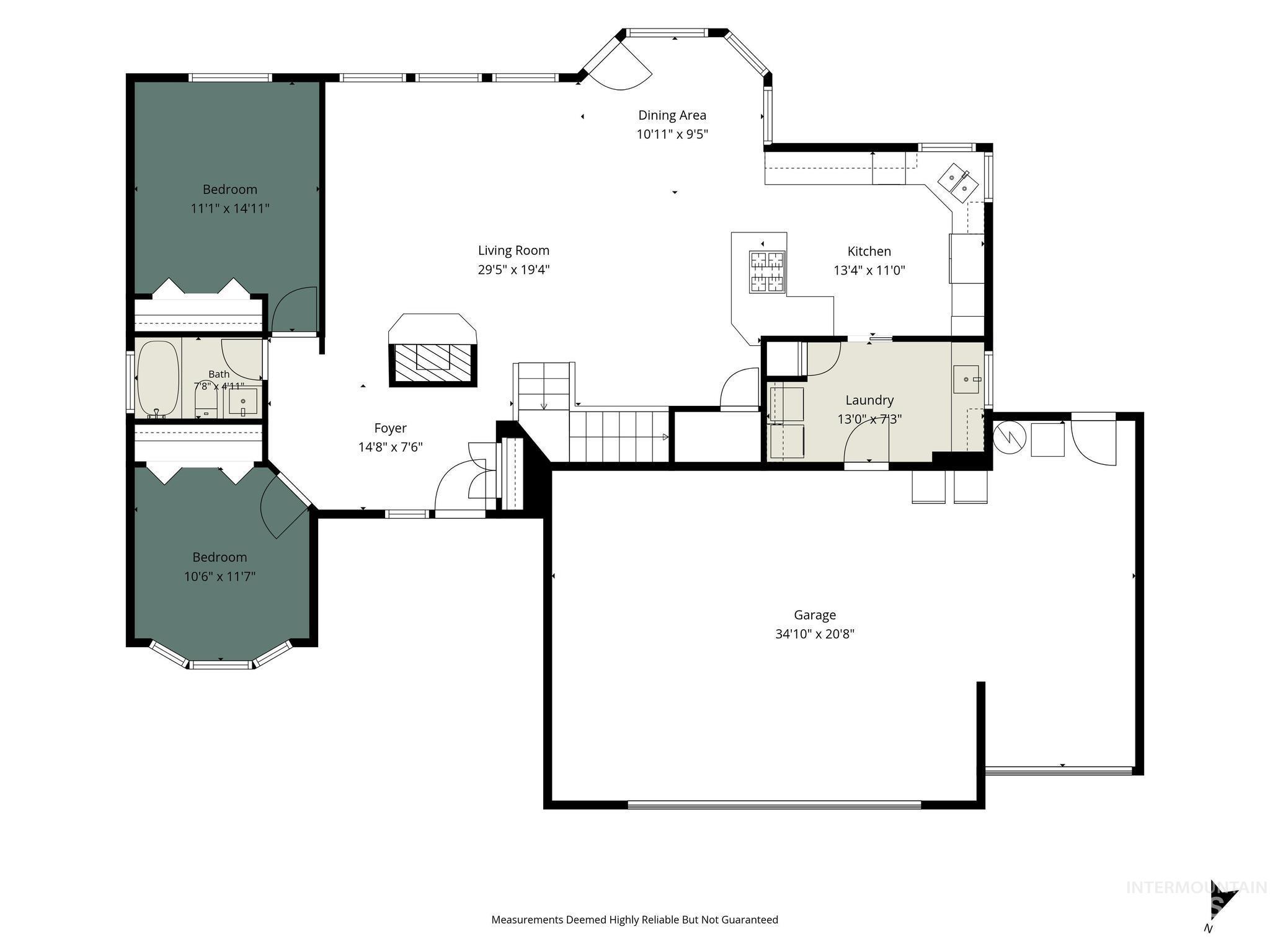 4672 N Marcliffe Way, Boise, Idaho 83704, 3 Bedrooms, 2 Bathrooms, Residential For Sale, Price $544,900,MLS 98993452