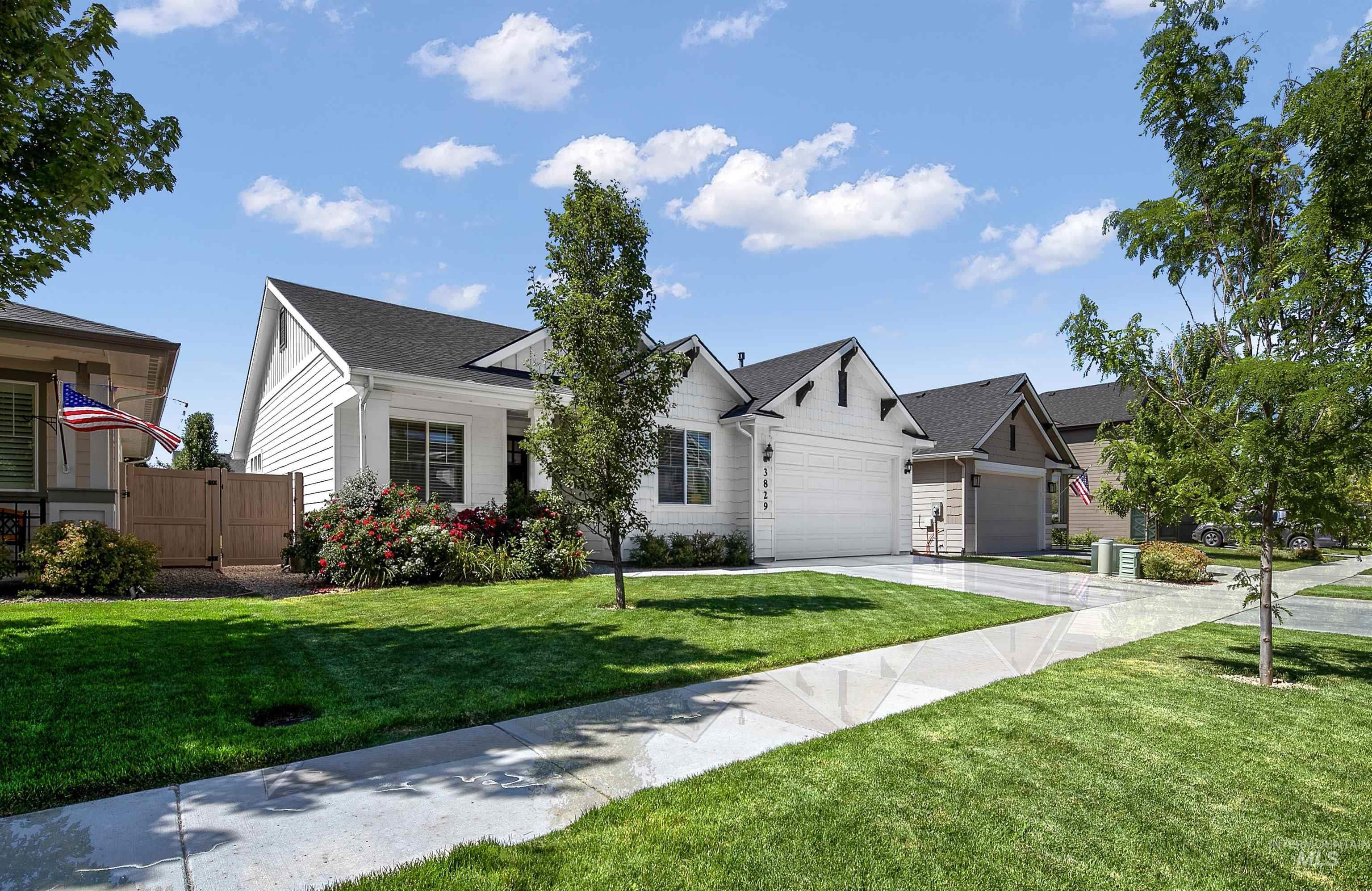 3829 E Huntly St, Meridian, Idaho 83642-5707, 3 Bedrooms, 2 Bathrooms, Residential For Sale, Price $525,000, 98993535