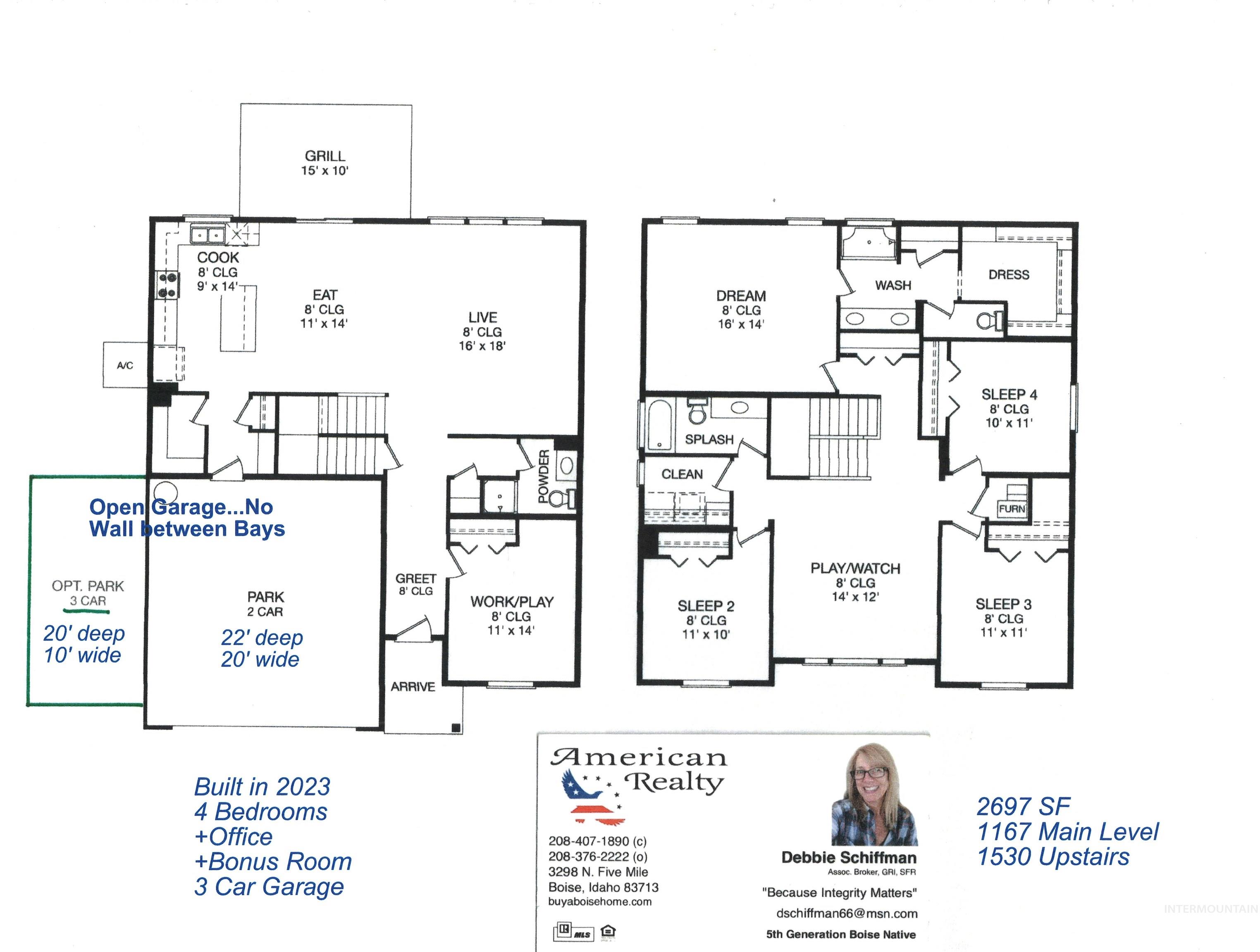 8447 S Bogus Ridge Ave, Boise, Idaho 83716-3493, 4 Bedrooms, 2.5 Bathrooms, Residential For Sale, Price $669,900, 98993538