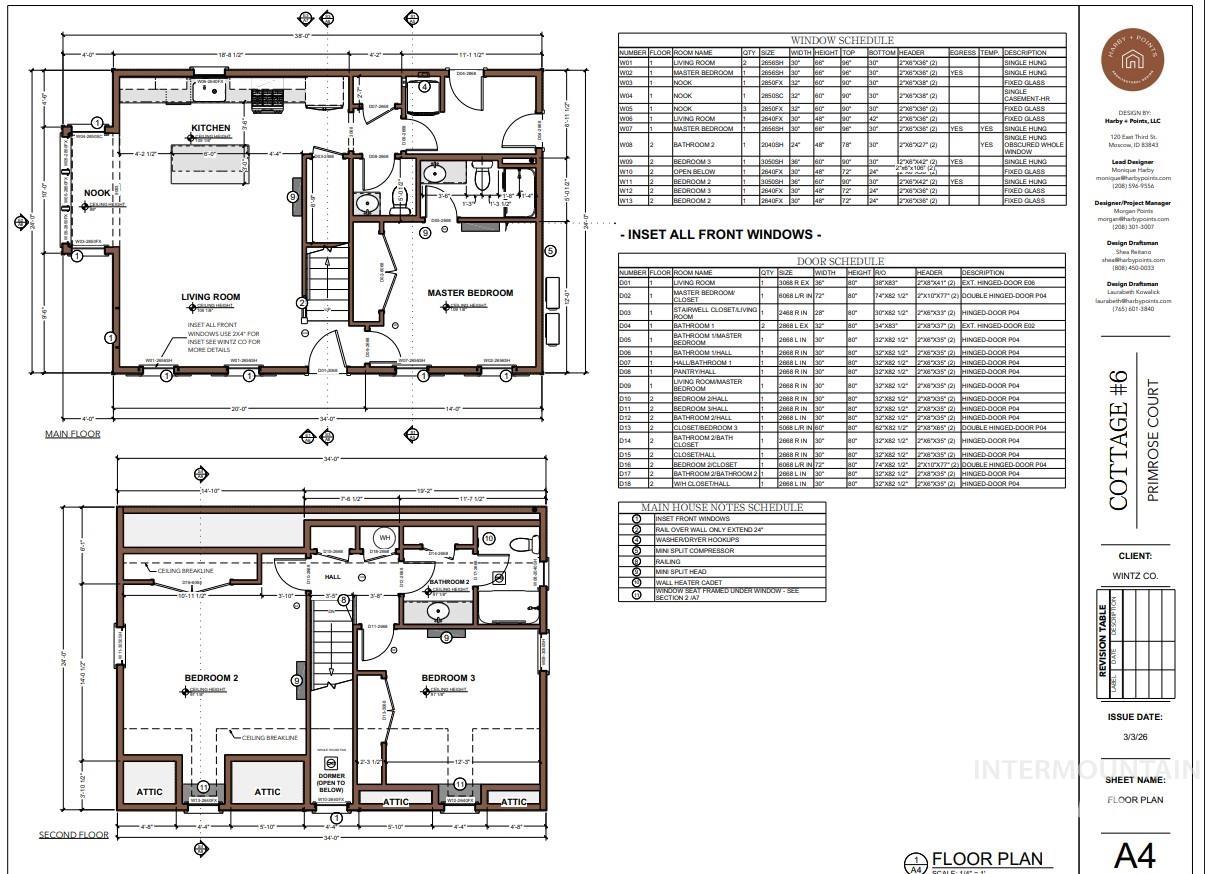 1621 Primrose Ct #6 "Longview", Moscow, Idaho 83843, 3 Bedrooms, 3 Bathrooms, Residential For Sale, Price $499,000,MLS 98993620
