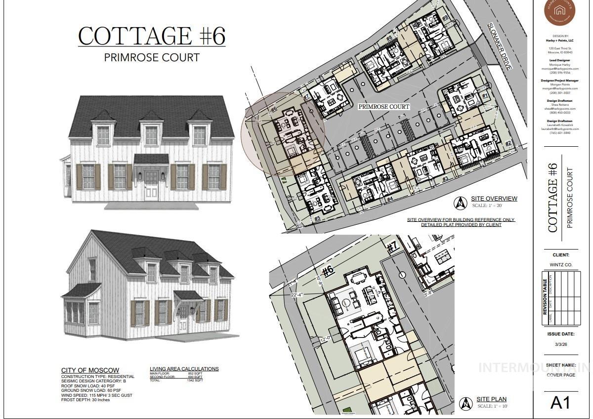 1621 Primrose Ct #6 "Longview", Moscow, Idaho 83843, 3 Bedrooms, 3 Bathrooms, Residential For Sale, Price $499,000,MLS 98993620