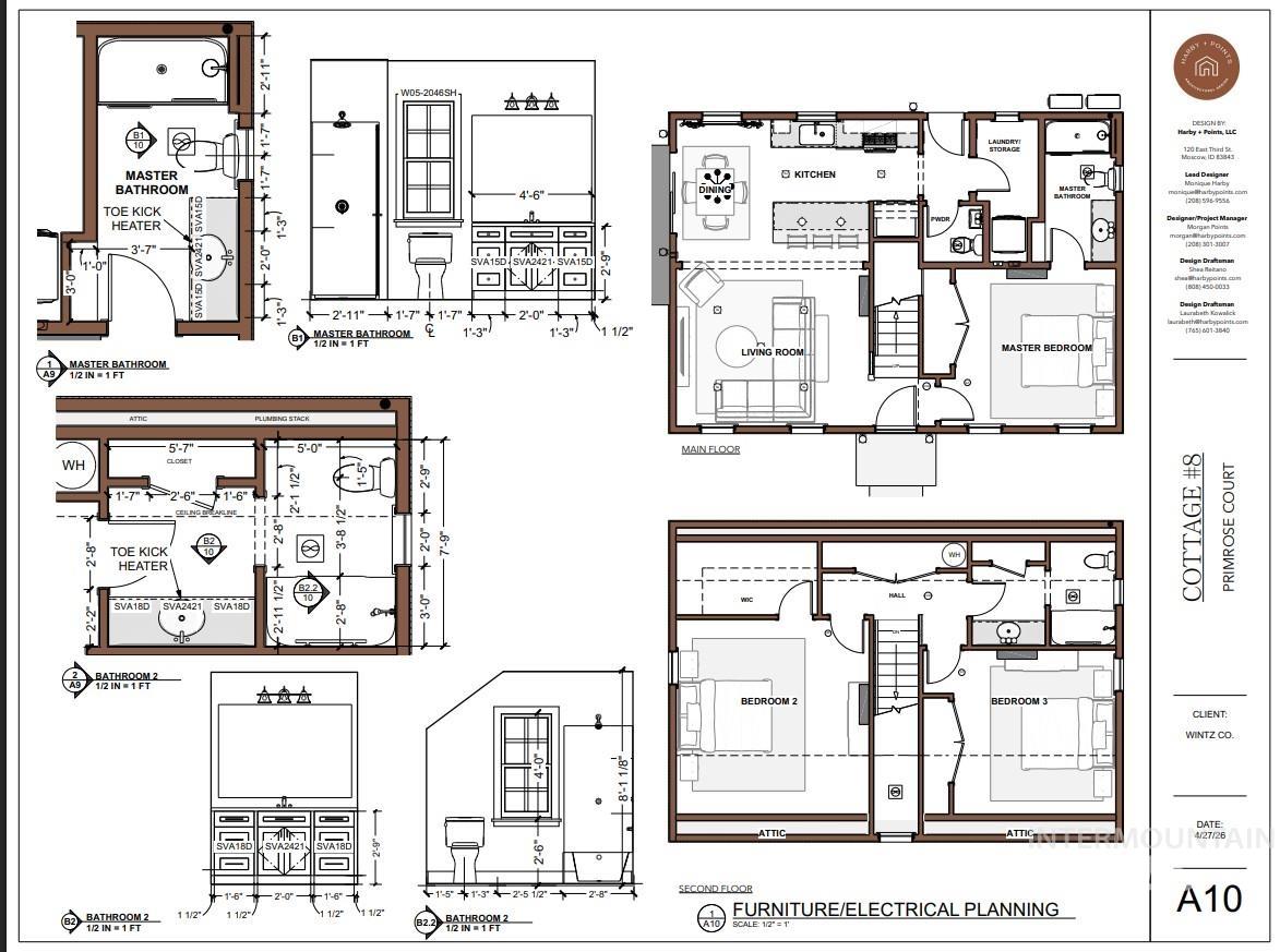1629 Primrose Ct #8 "Dovetail", Moscow, Idaho 83843, 3 Bedrooms, 2.5 Bathrooms, Residential For Sale, Price $479,000,MLS 98993621