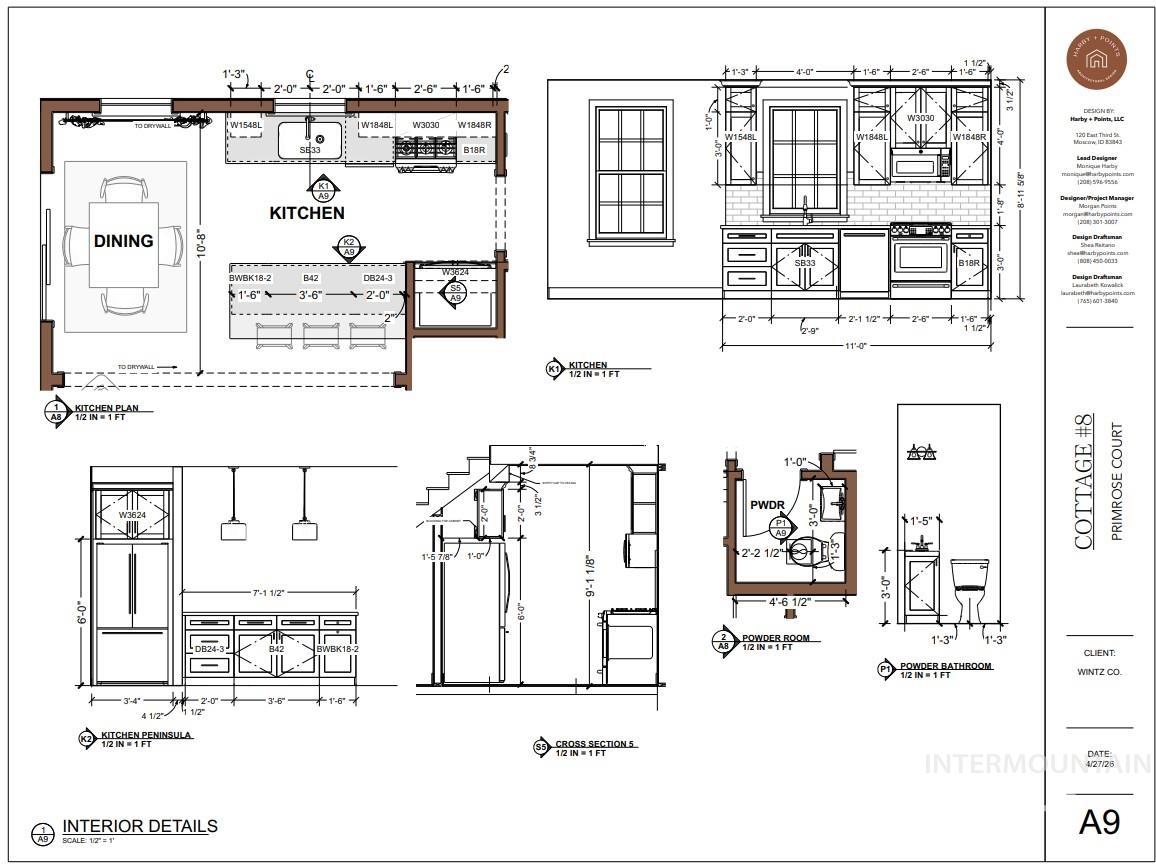 1629 Primrose Ct #8 "Dovetail", Moscow, Idaho 83843, 3 Bedrooms, 2.5 Bathrooms, Residential For Sale, Price $479,000,MLS 98993621