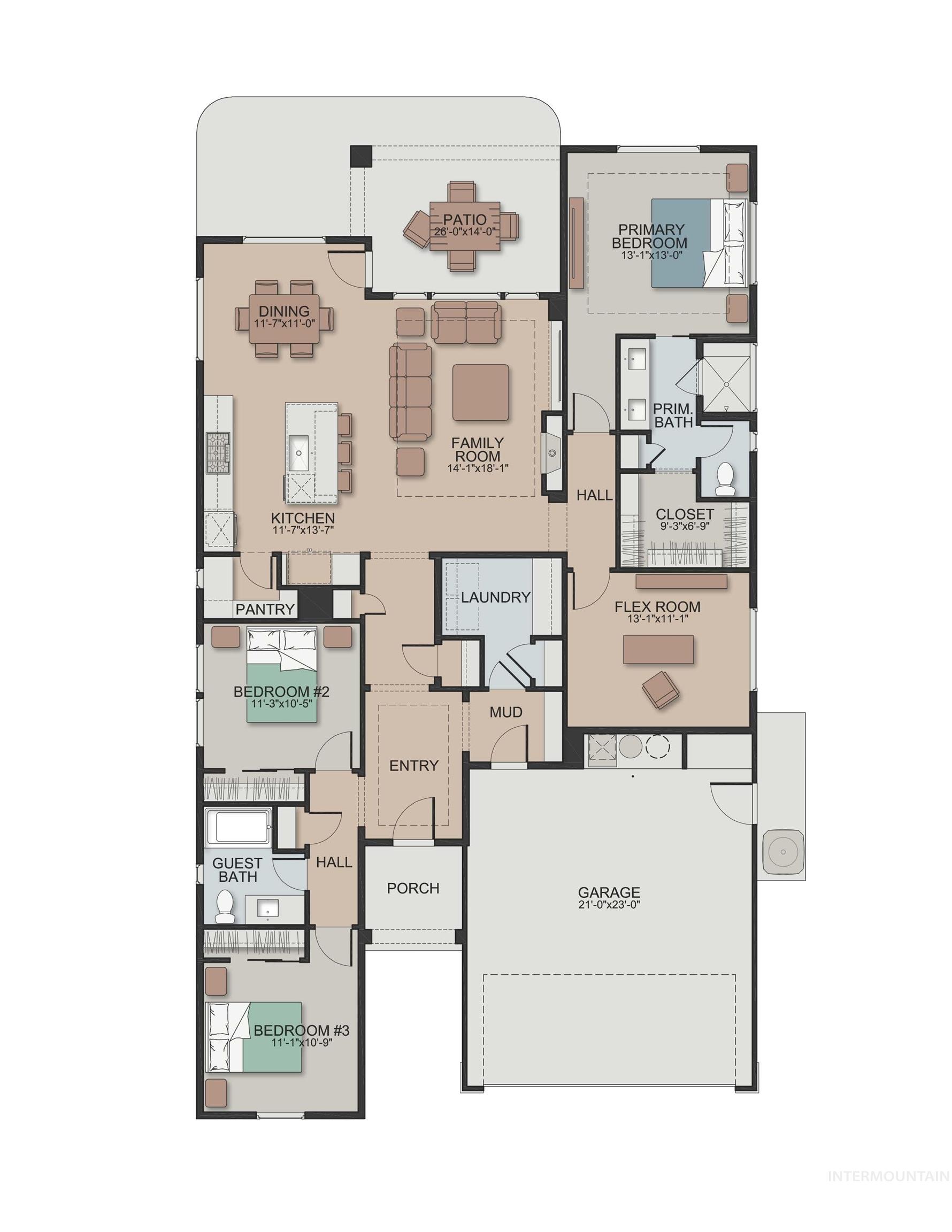 6394 N Arcinda Way, Eagle, Idaho 83616, 3 Bedrooms, 2 Bathrooms, Residential For Sale, Price $697,900,MLS 98994008