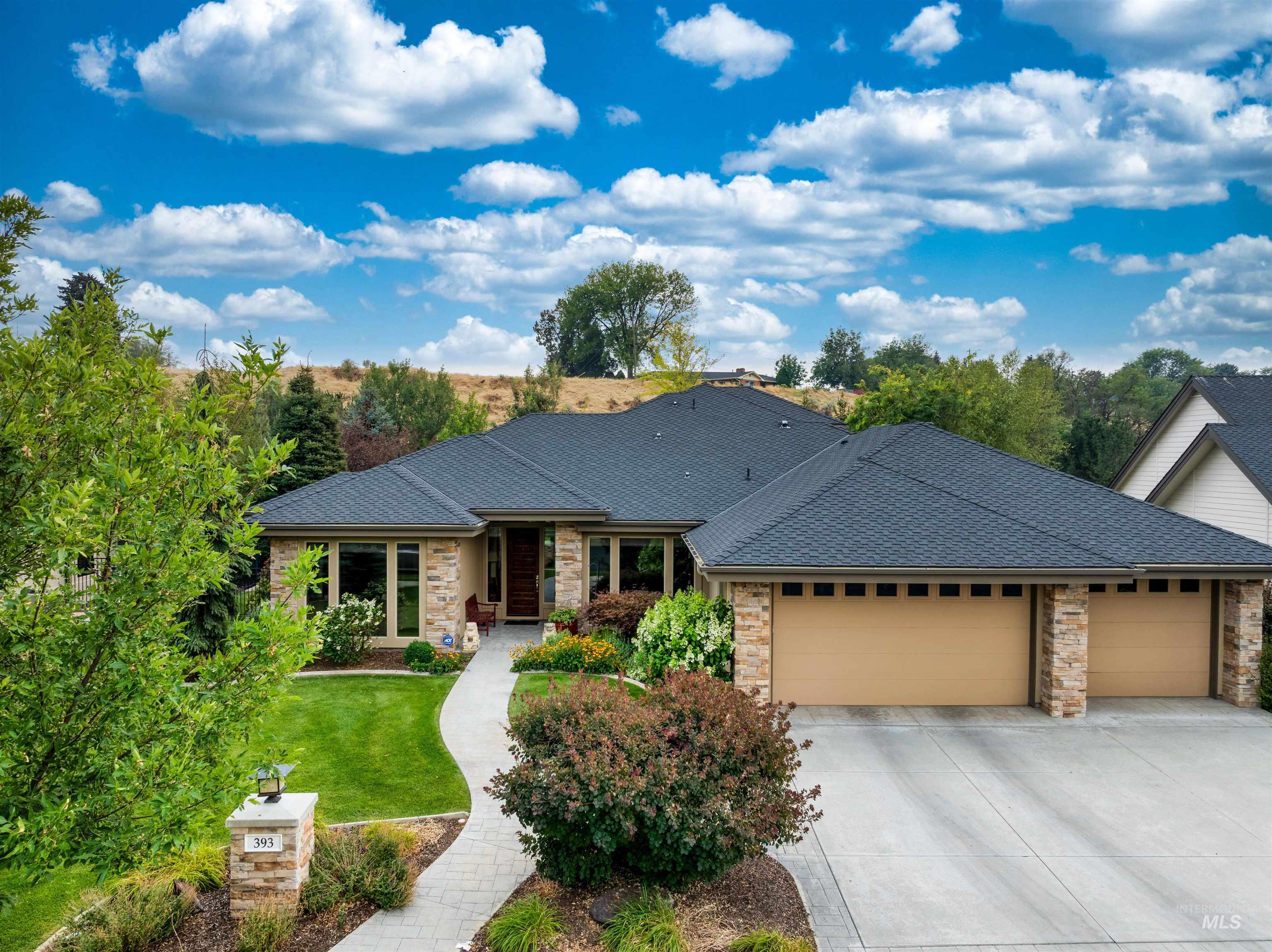 393 E Fishing Creek Lane, Eagle, Idaho 83616, 4 Bedrooms, 3.5 Bathrooms, Residential For Sale, Price $1,299,900, 98994606