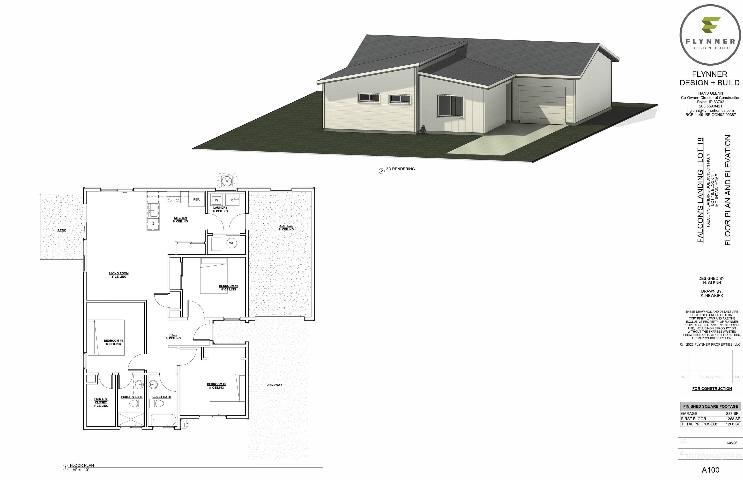 TBD Sparrowhawk Ave, Mountain Home, Idaho 83647, 3 Bedrooms, 2 Bathrooms, Residential For Sale, Price $310,000,MLS 98994687