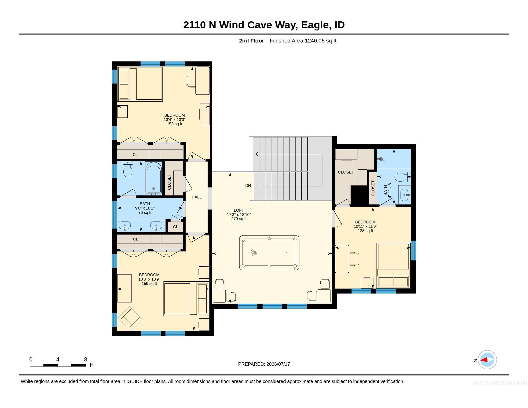 2110 N Wind Cave Way, Eagle, Idaho 83616, 5 Bedrooms, 4.5 Bathrooms, Residential For Sale, Price $1,450,000, 98994901