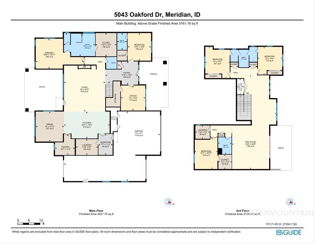 5043 W Oakford Dr., Meridian, Idaho 83646, 5 Bedrooms, 4.5 Bathrooms, Residential For Sale, Price $1,895,000, 98994928