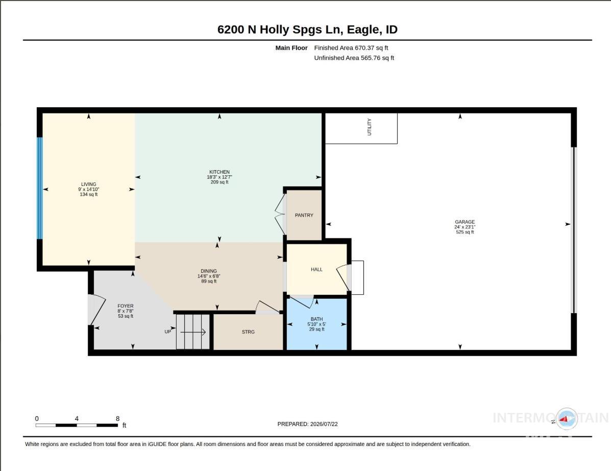 6200 N Holly Springs Ln, Eagle, Idaho 83616, 3 Bedrooms, 2.5 Bathrooms, Residential For Sale, Price $475,000, 98994960
