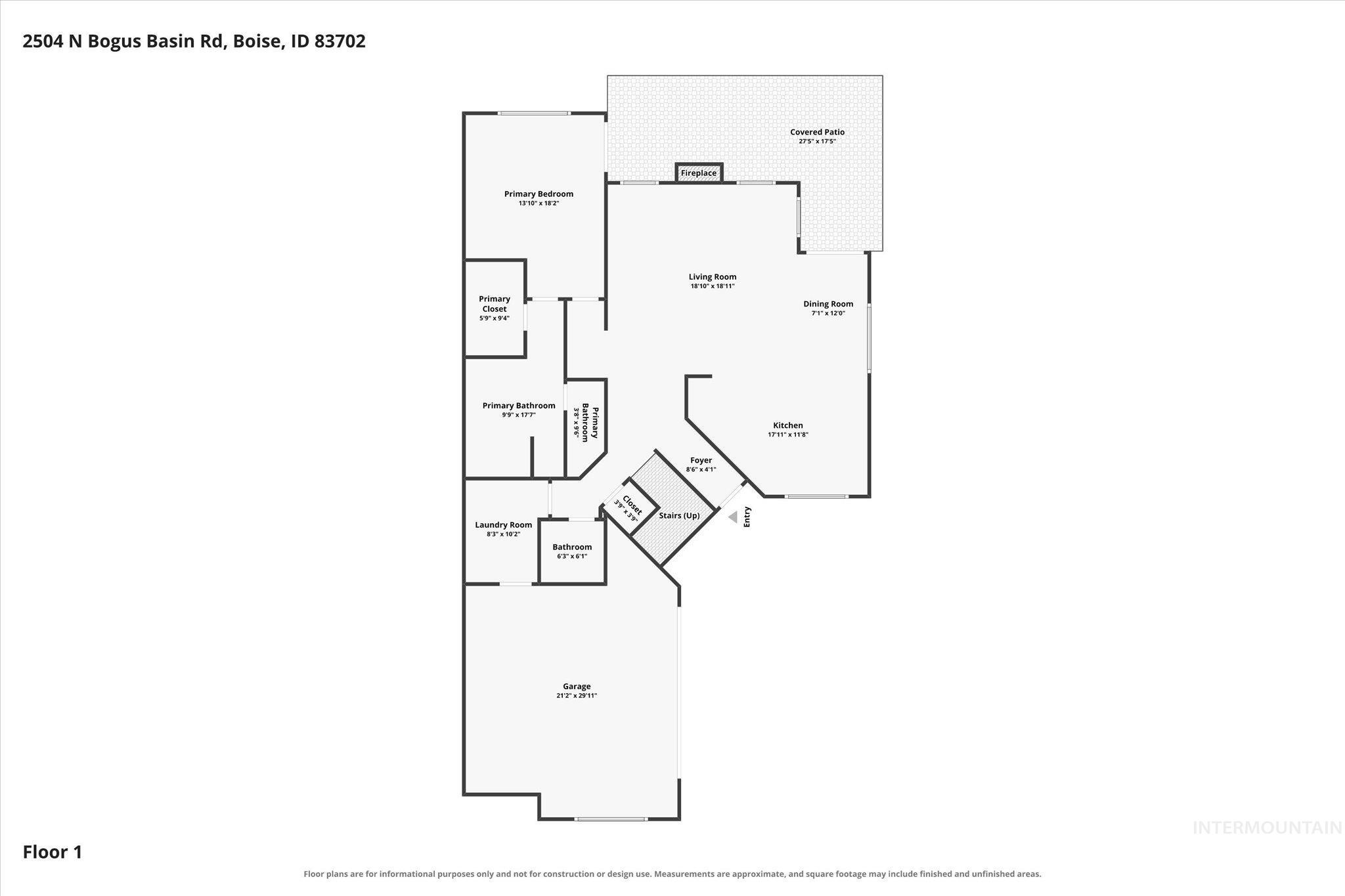 2504 N Bogus Basin Rd, Boise, Idaho 83702, 3 Bedrooms, 2.5 Bathrooms, Residential For Sale, Price $850,000, 98994984