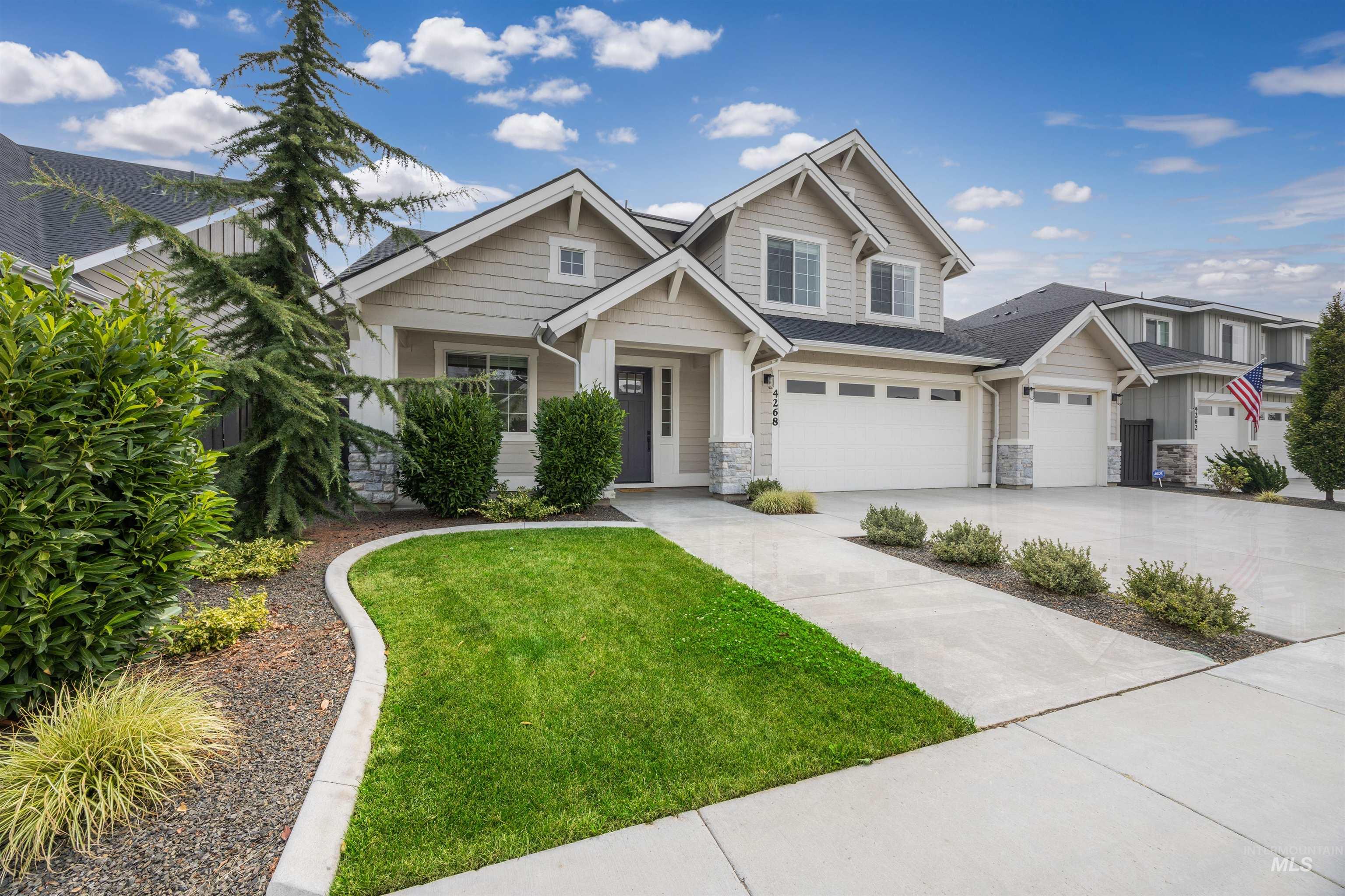 4268 N Sunny Side Avenue, Meridian, Idaho 83646, 5 Bedrooms, 3.5 Bathrooms, Residential For Sale, Price $840,000, 98995017