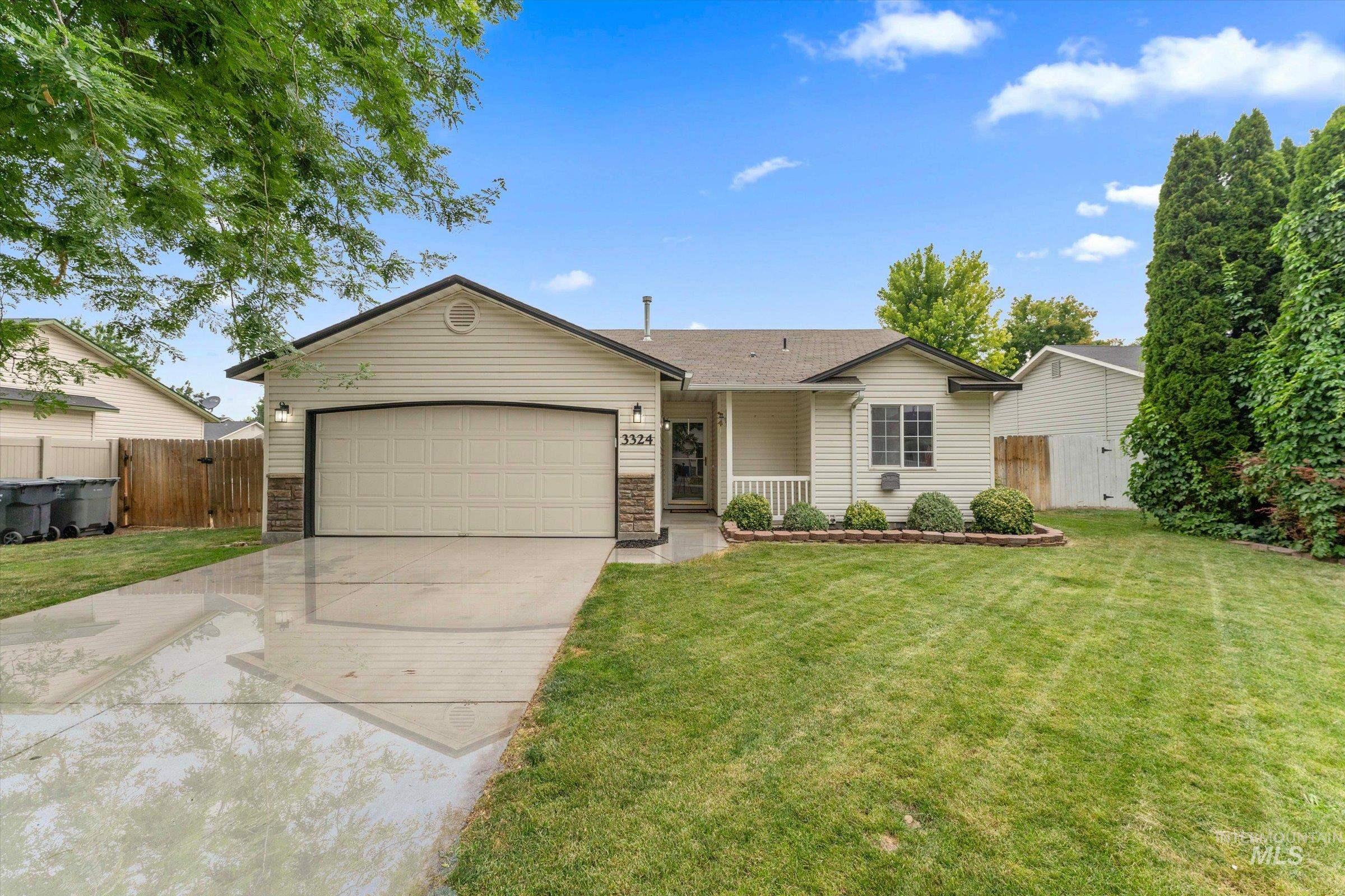 3324 E Princess Amy Ct, Nampa, Idaho 83687, 3 Bedrooms, 2 Bathrooms, Residential For Sale, Price $356,000, 98995037