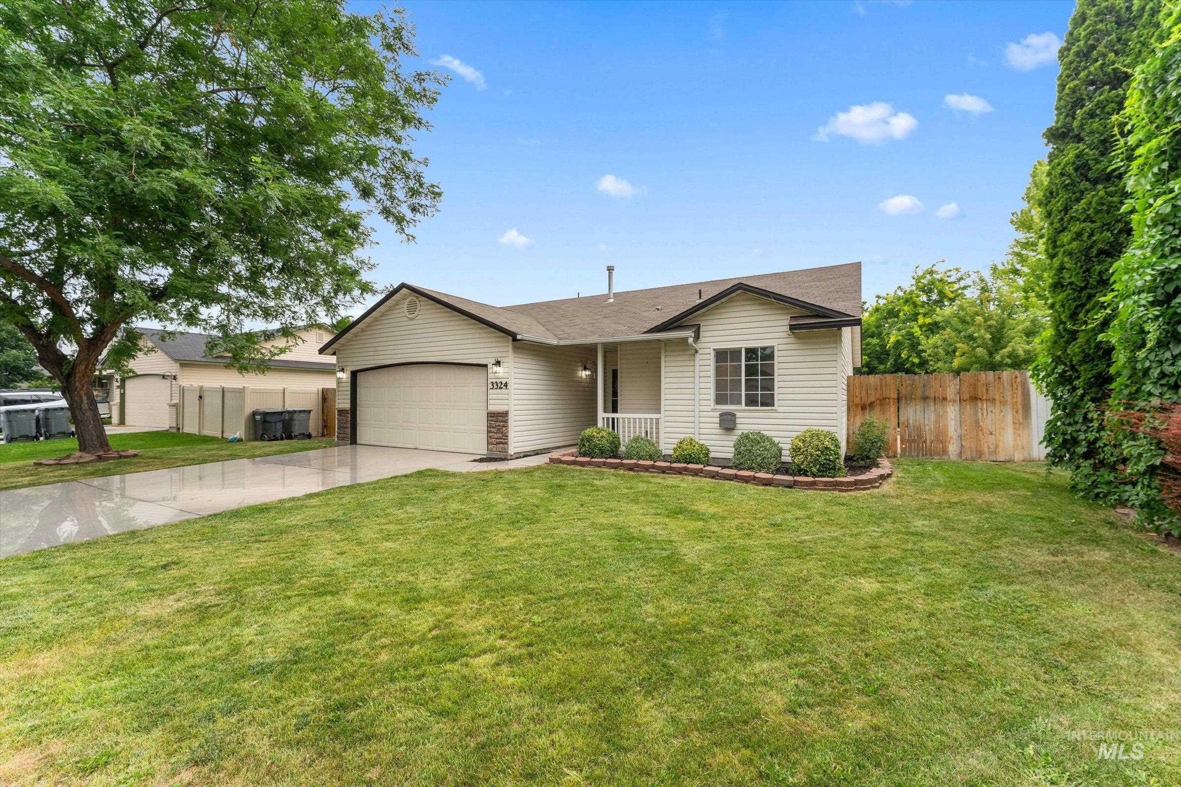 3324 E Princess Amy Ct, Nampa, Idaho 83687, 3 Bedrooms, 2 Bathrooms, Residential For Sale, Price $356,000, 98995037