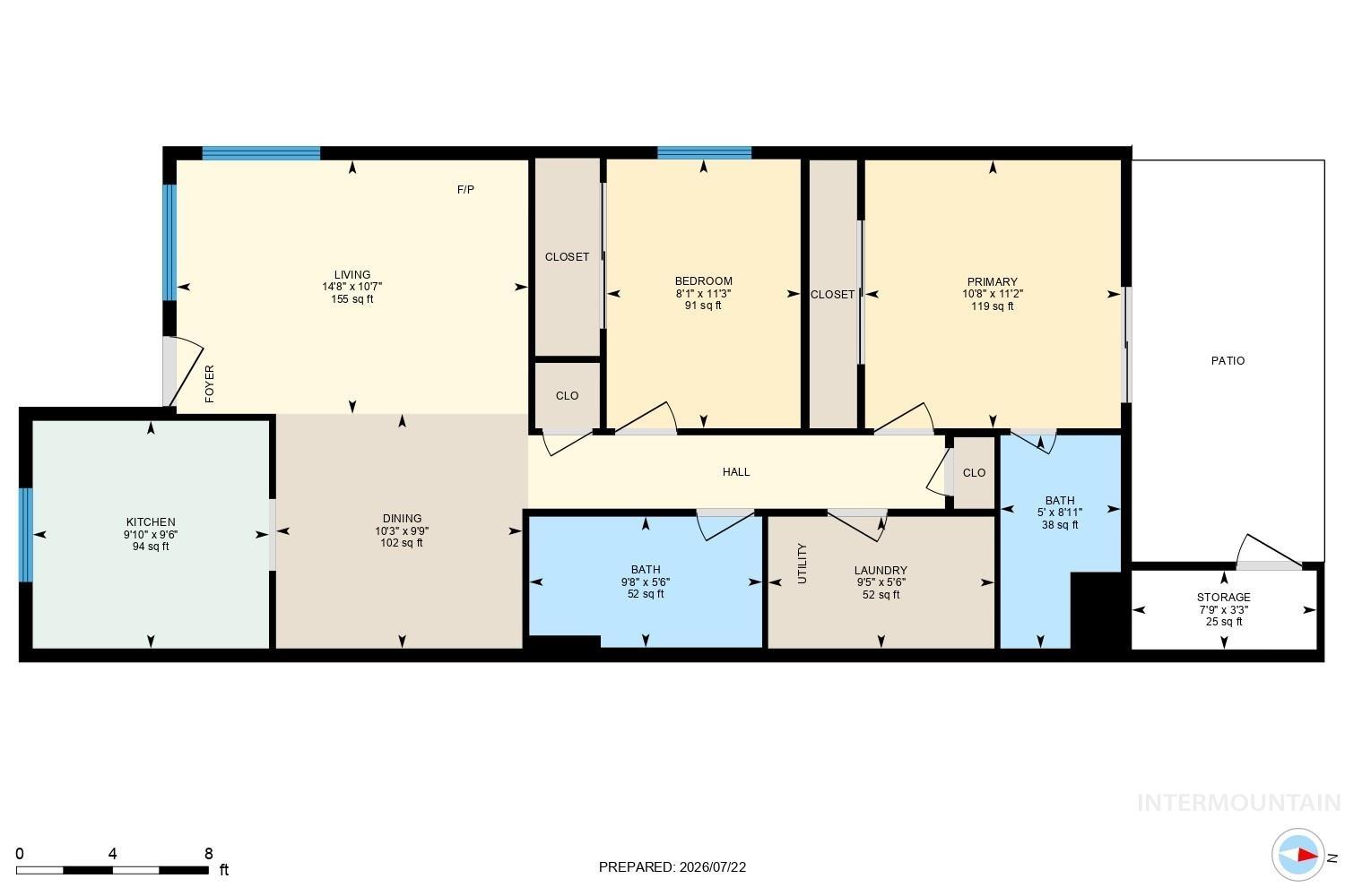 452 E Chester Ln, Boise, Idaho 83706, 2 Bedrooms, 2 Bathrooms, Residential For Sale, Price $339,900, 98995066