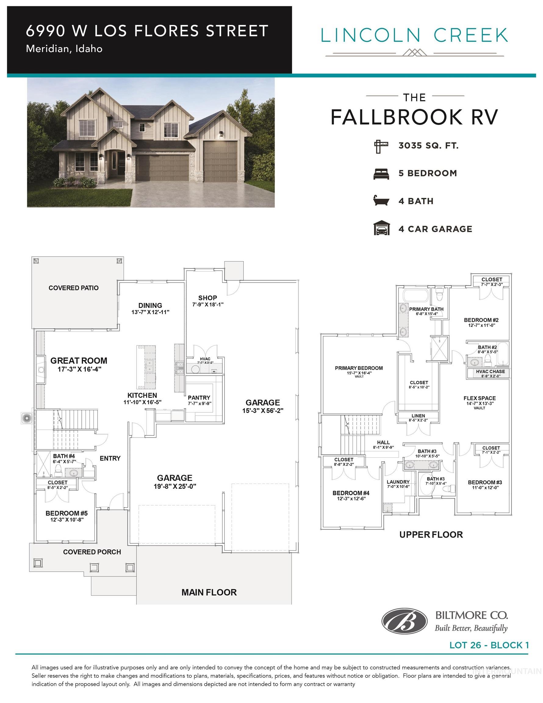 6990 W Los Flores St, Meridian, Idaho 83646, 5 Bedrooms, 4 Bathrooms, Residential For Sale, Price $889,900, 98995126
