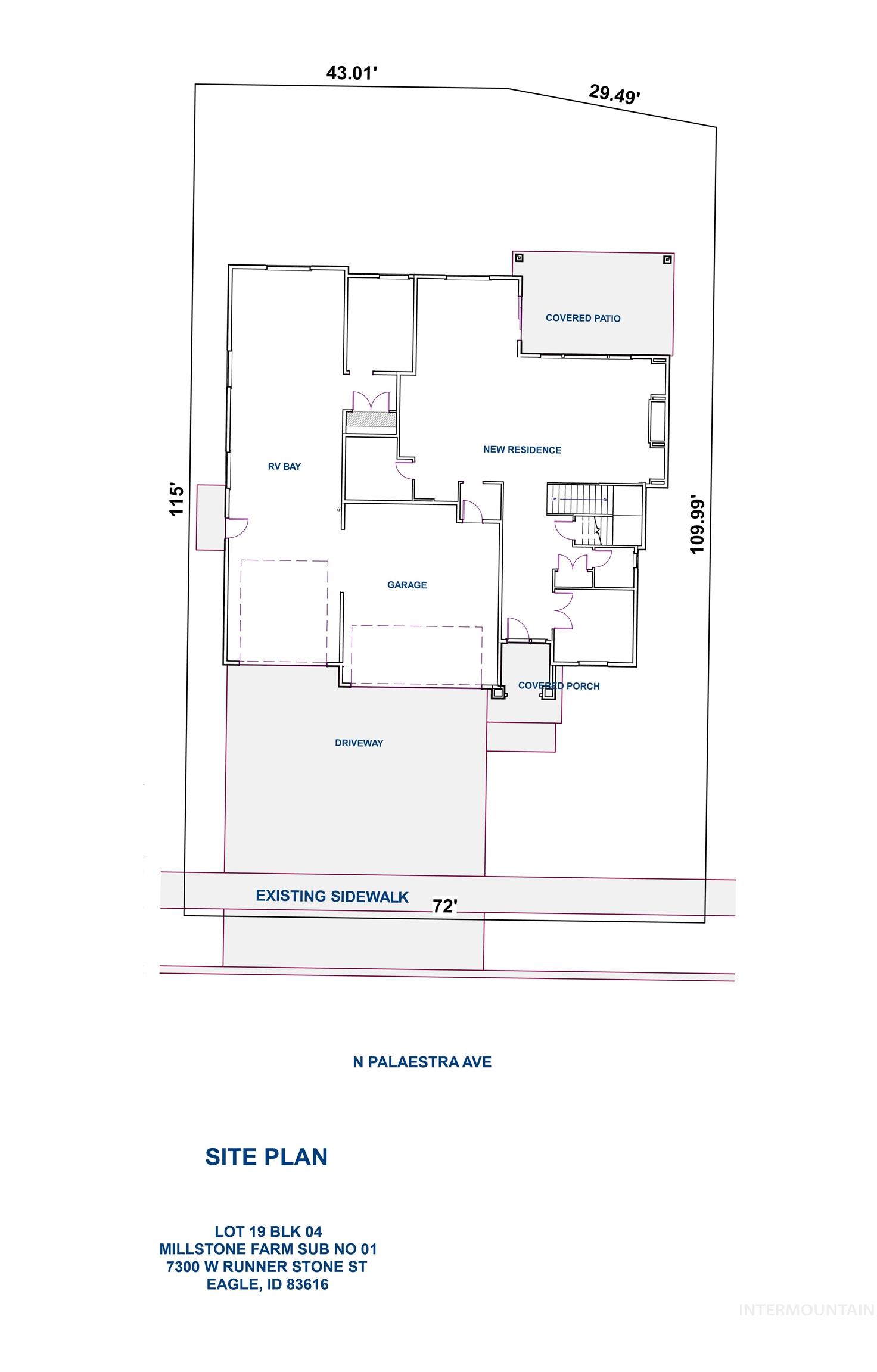 7300 W Runner Stone St, Eagle, Idaho 83616, 4 Bedrooms, 3.5 Bathrooms, Residential For Sale, Price $1,049,900,MLS 98995130