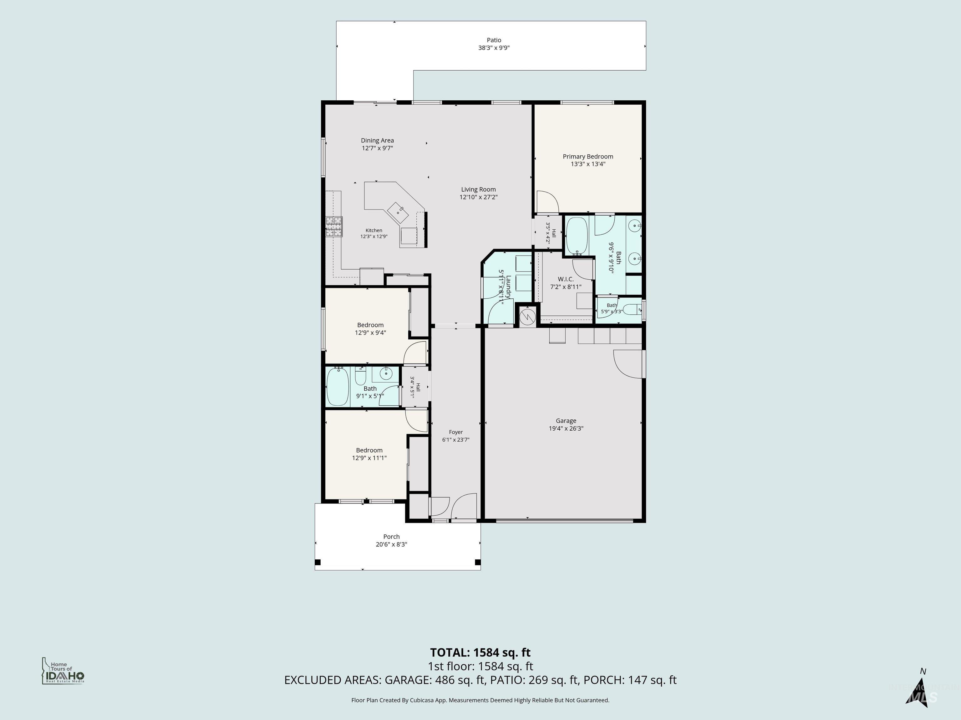 11106 Shadow Glen Dr, Caldwell, Idaho 83605, 3 Bedrooms, 2 Bathrooms, Residential For Sale, Price $424,900,MLS 98995219