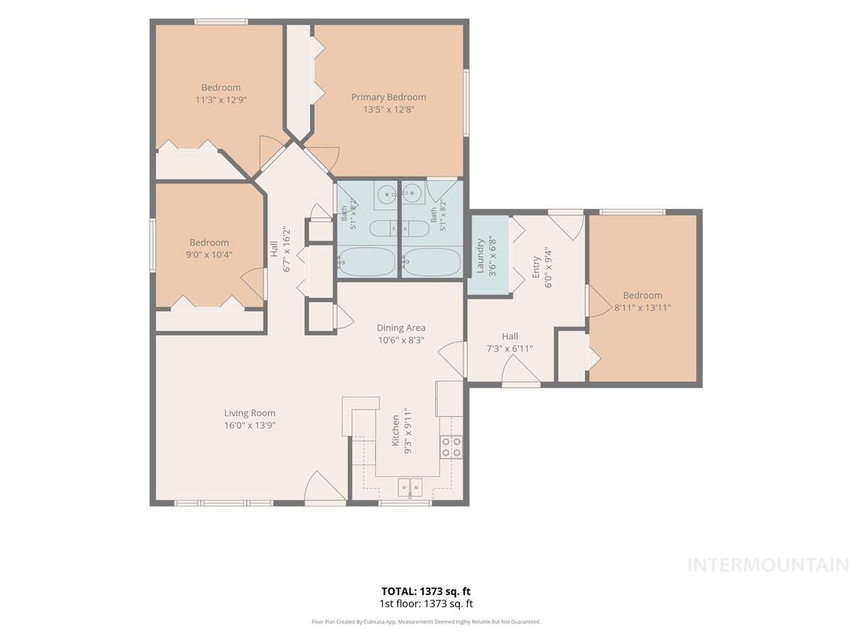 5704 S Moonflower Pl, Boise, Idaho 83716, 4 Bedrooms, 2 Bathrooms, Residential For Sale, Price $494,900,MLS 98995227