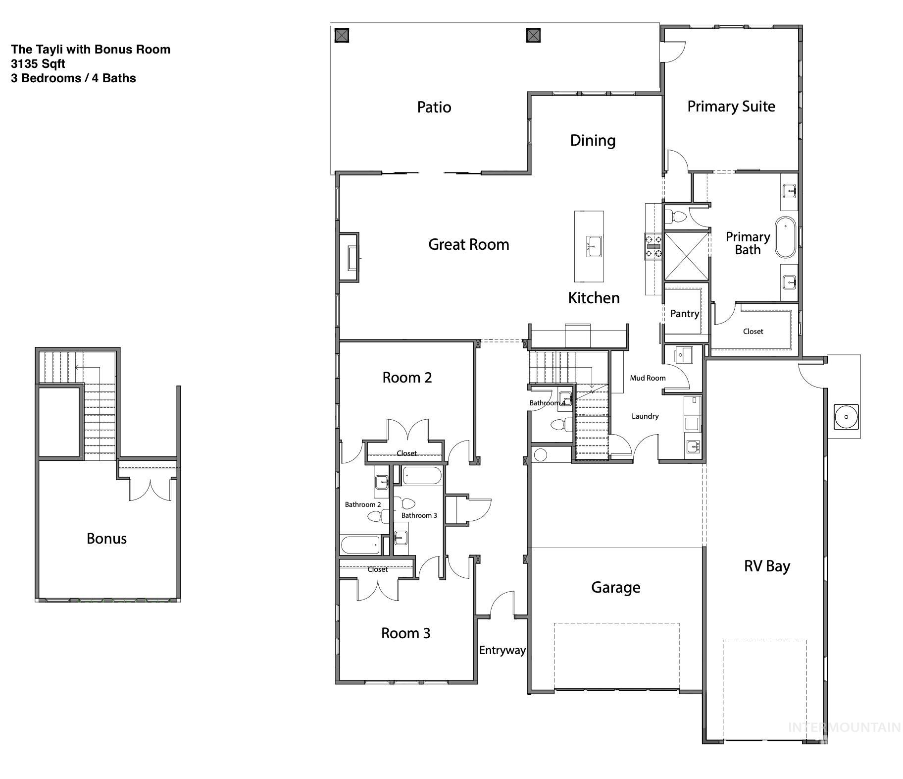 12814 Fjord St., Middleton, Idaho 83644, 3 Bedrooms, 4 Bathrooms, Residential For Sale, Price $1,170,000, 98995262