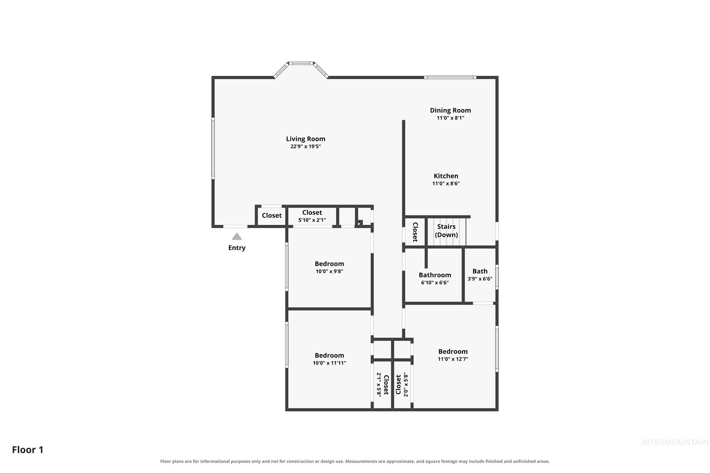 980 N 6th East, Mountain Home, Idaho 83647, 4 Bedrooms, 1.5 Bathrooms, Residential For Sale, Price $399,900, 98995380