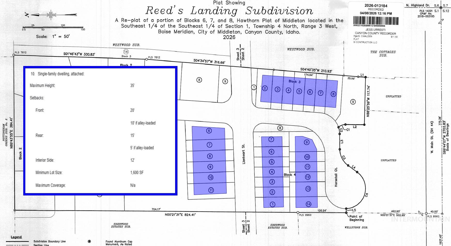 775 S Lionheart Street, Middleton, Idaho 83644, Land For Sale, Price $2,500,000,MLS 98995409