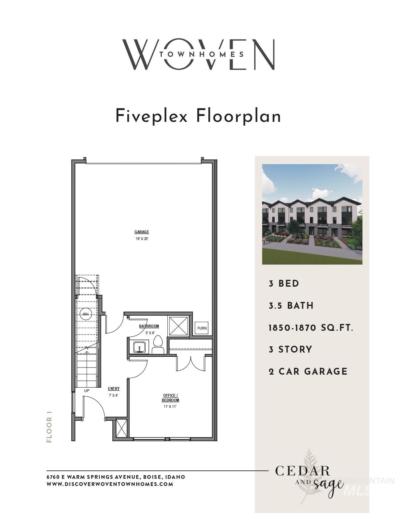5083 S Boven Ave, Boise, Idaho 83716, 3 Bedrooms, 2.5 Bathrooms, Residential For Sale, Price $599,900, 98995568
