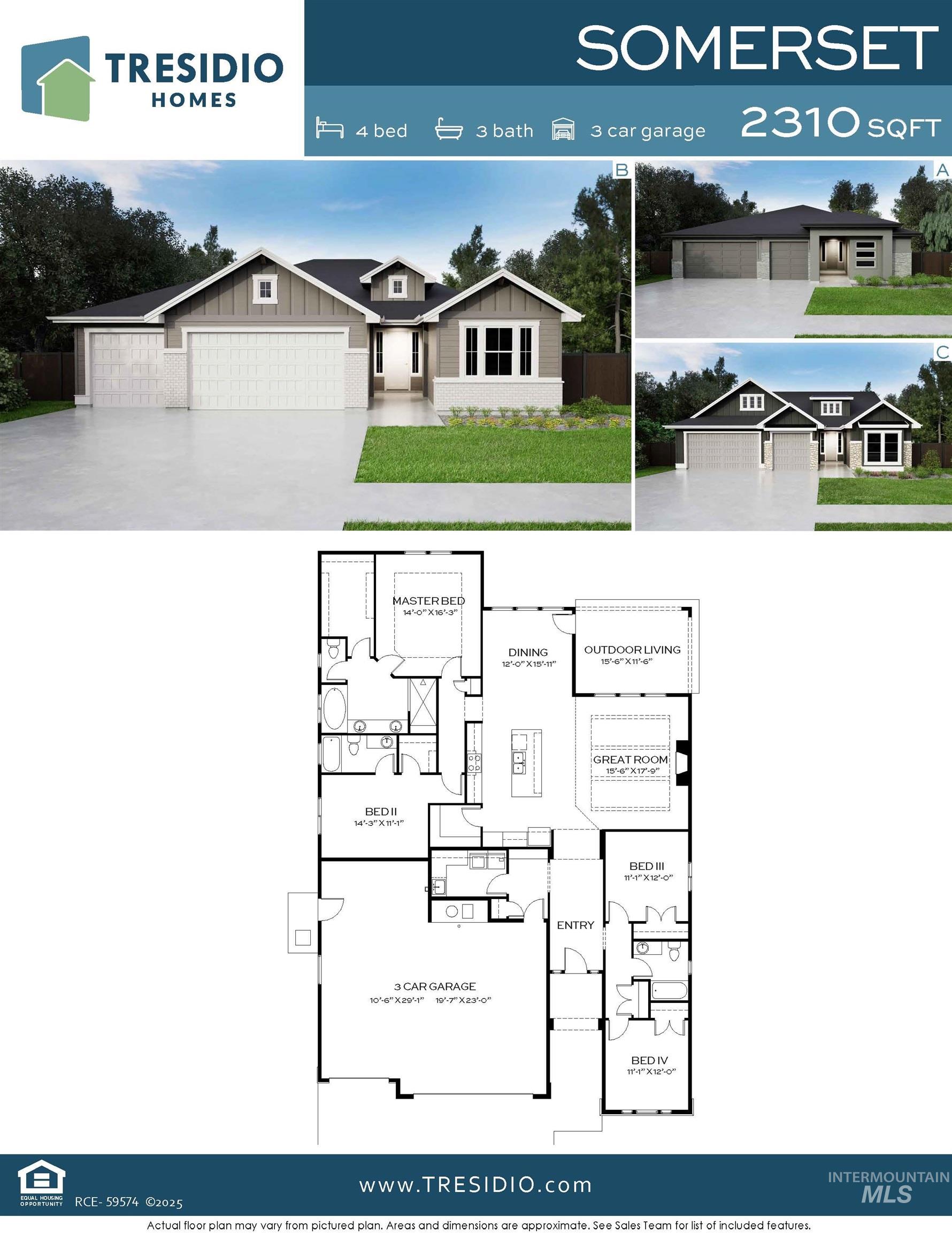 6507 W Carnock Dr., Eagle, Idaho 83616, 4 Bedrooms, 3 Bathrooms, Residential For Sale, Price $799,880,MLS 98995737