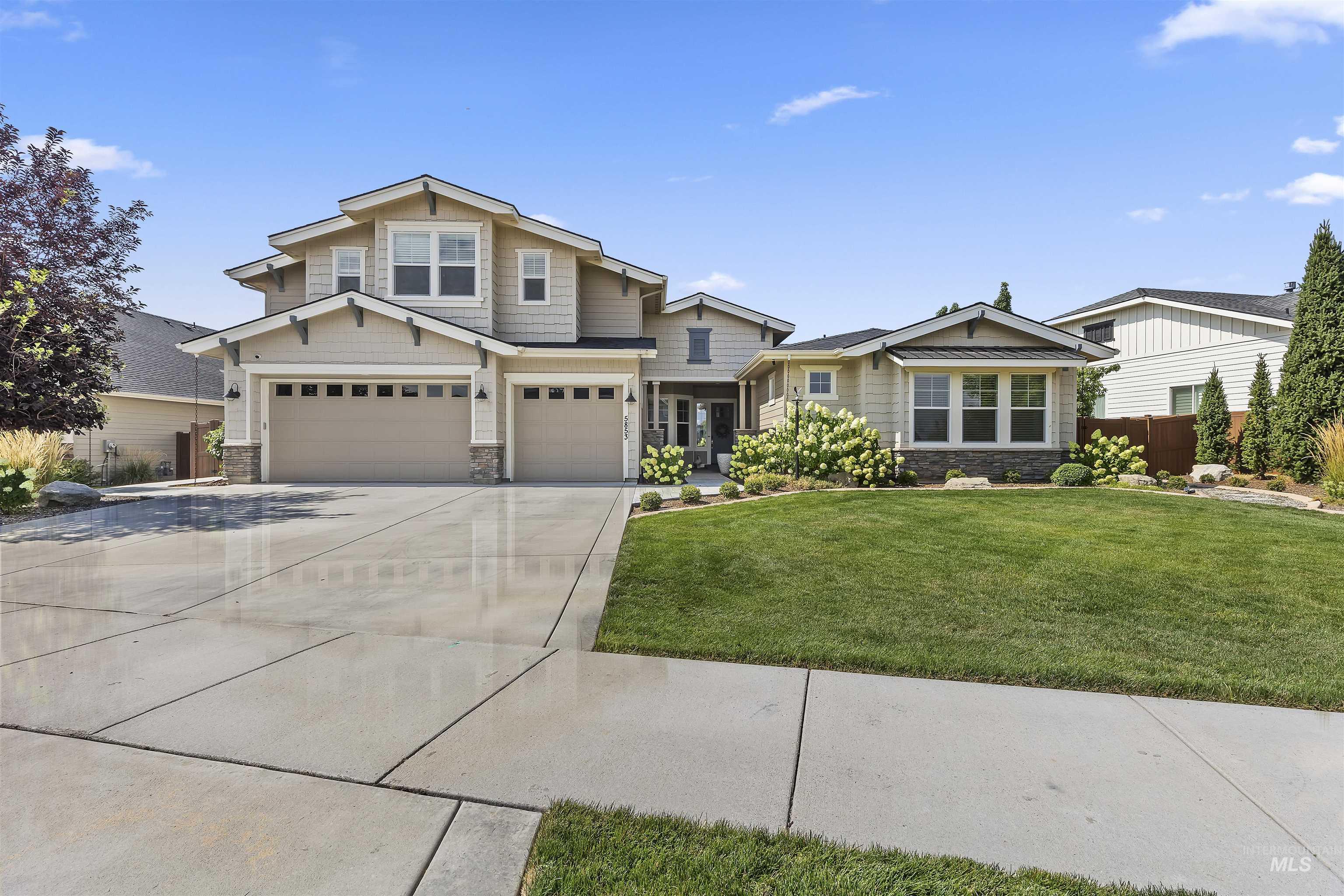 5853 W Venetian Dr, Eagle, Idaho 83616, 5 Bedrooms, 4.5 Bathrooms, Residential For Sale, Price $1,350,000,MLS 98996009