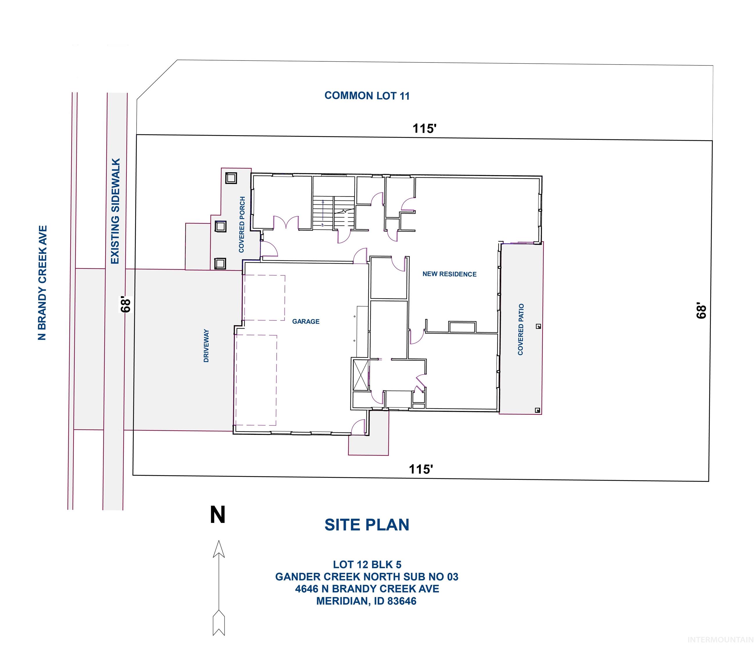 4646 N Brandy Creek Ave, Meridian, Idaho 83646, 4 Bedrooms, 3.5 Bathrooms, Residential For Sale, Price $834,900,MLS 98996212