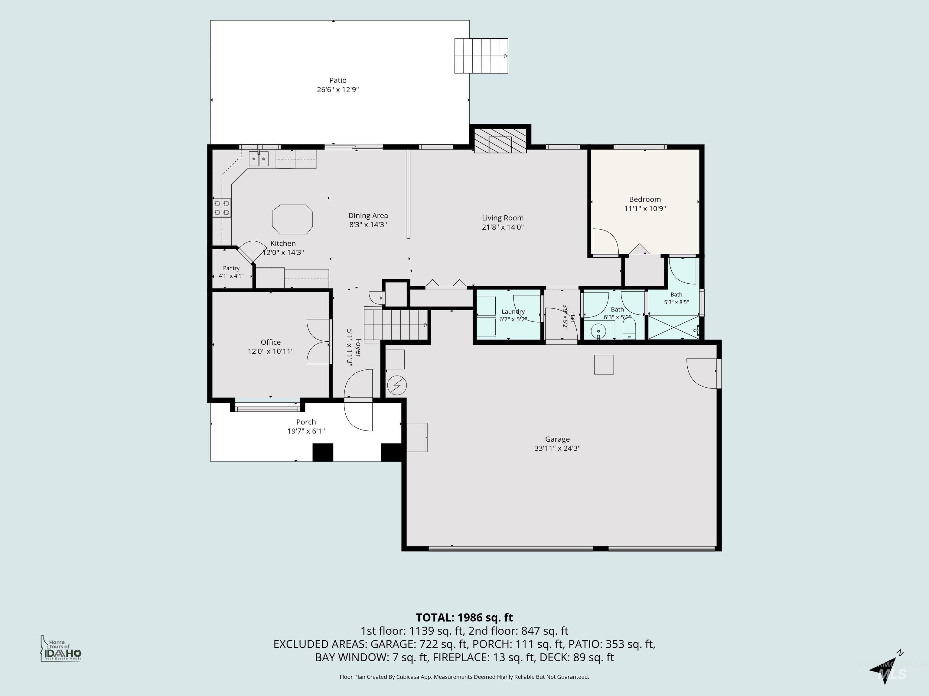 1282 W Castro Dr, Kuna, Idaho 83634, 4 Bedrooms, 3 Bathrooms, Residential For Sale, Price $475,000,MLS 98996251