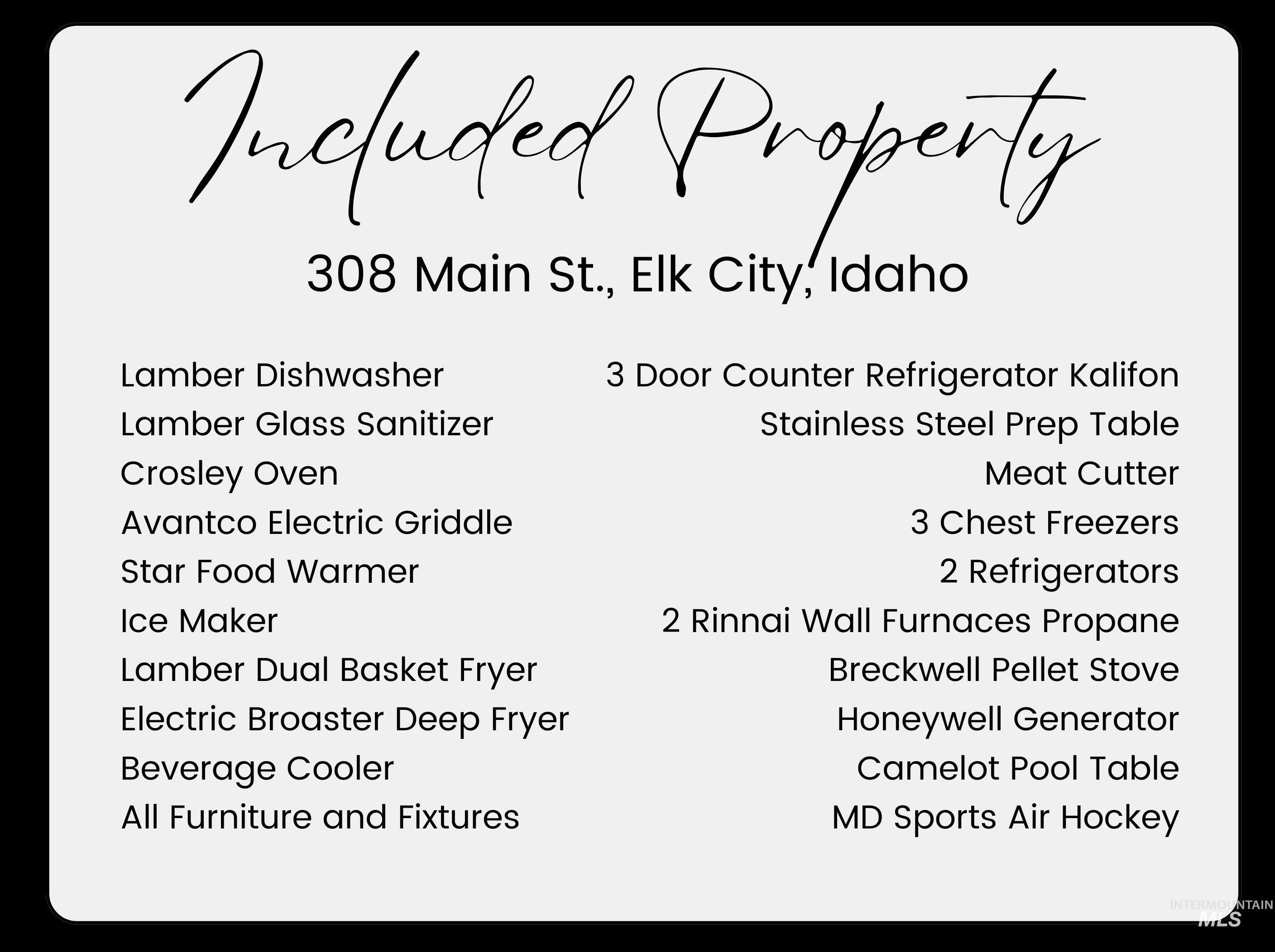 308 Main St., Elk City, Idaho 83525, Business/Commercial For Sale, Price $230,000,MLS 98996267