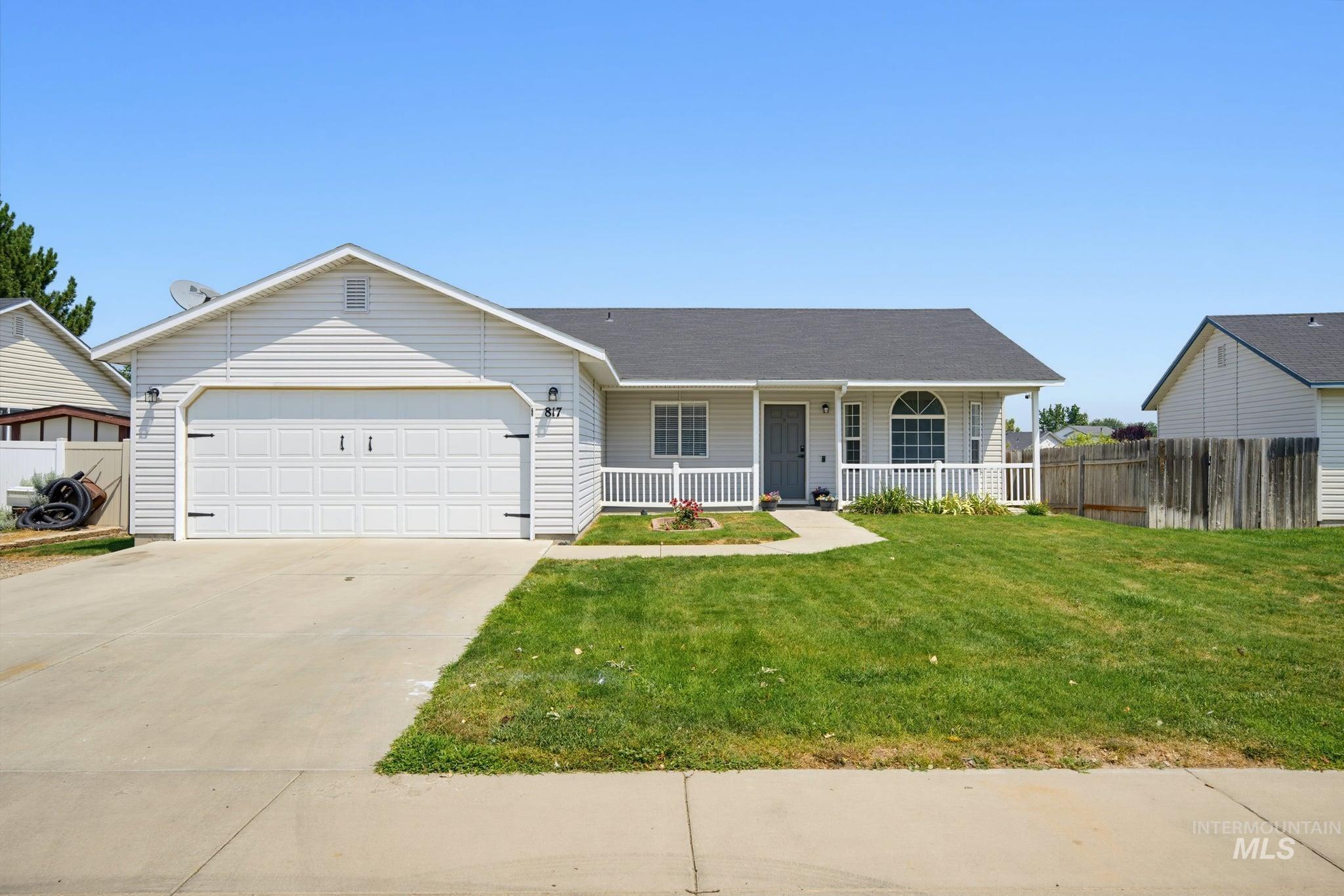 817 Settlers Dr, Caldwell, Idaho 83605, 3 Bedrooms, 2 Bathrooms, Residential For Sale, Price $348,000, 98996272